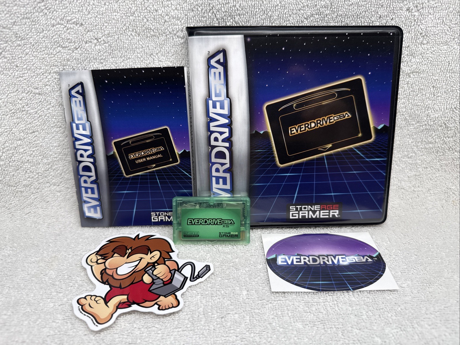 Everdrive GBA X5 Mini w/ box & manual! MINT COLOR! (No SD card) Stone Age Gamer