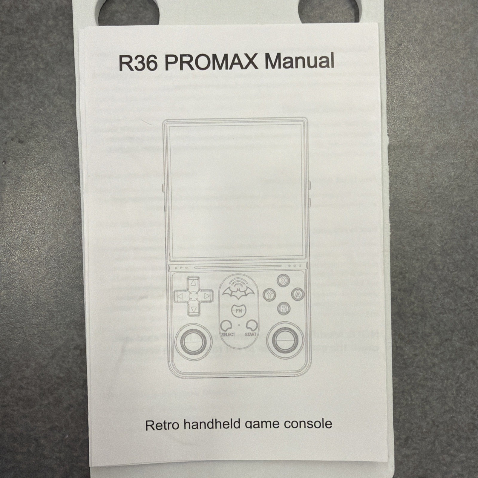 R36 Pro Max Handheld Retro Game Console Portable Linux System, With R36 MAX