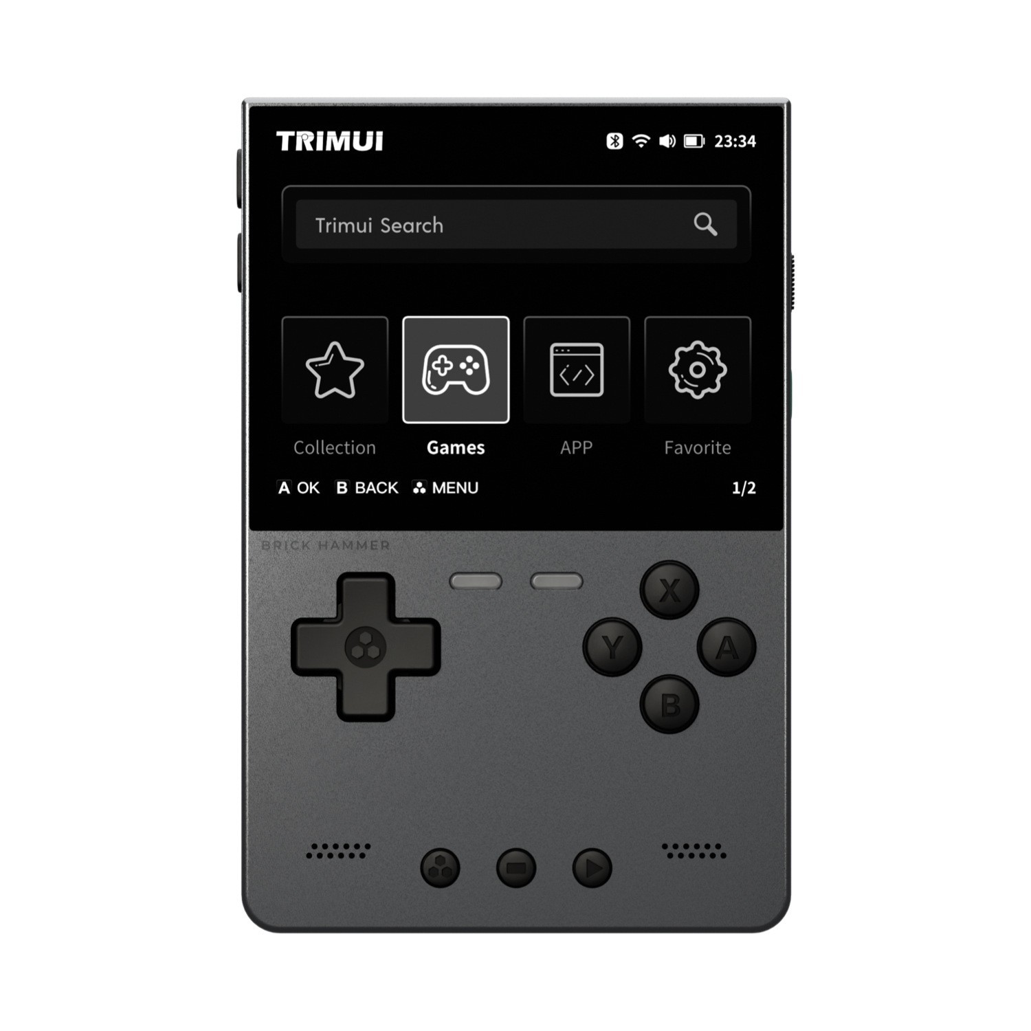 Trimui Brick + Hammer Retro Handheld Video Game Console + 128GB Card + Knulli UK