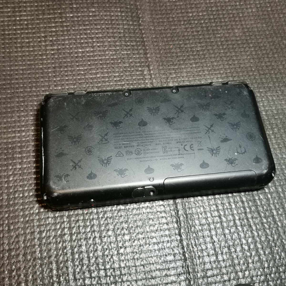 New Nintendo 2DS LL Dragon Quest Liquid Metal Slime Japan NTSC-J Tested 0153