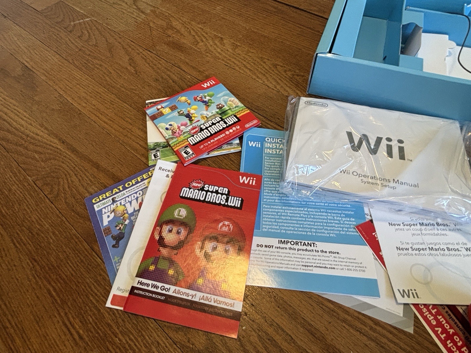 Nintendo Wii Limited Edition Red Console NEW Super Mario Bros 25 Anniversary CIB