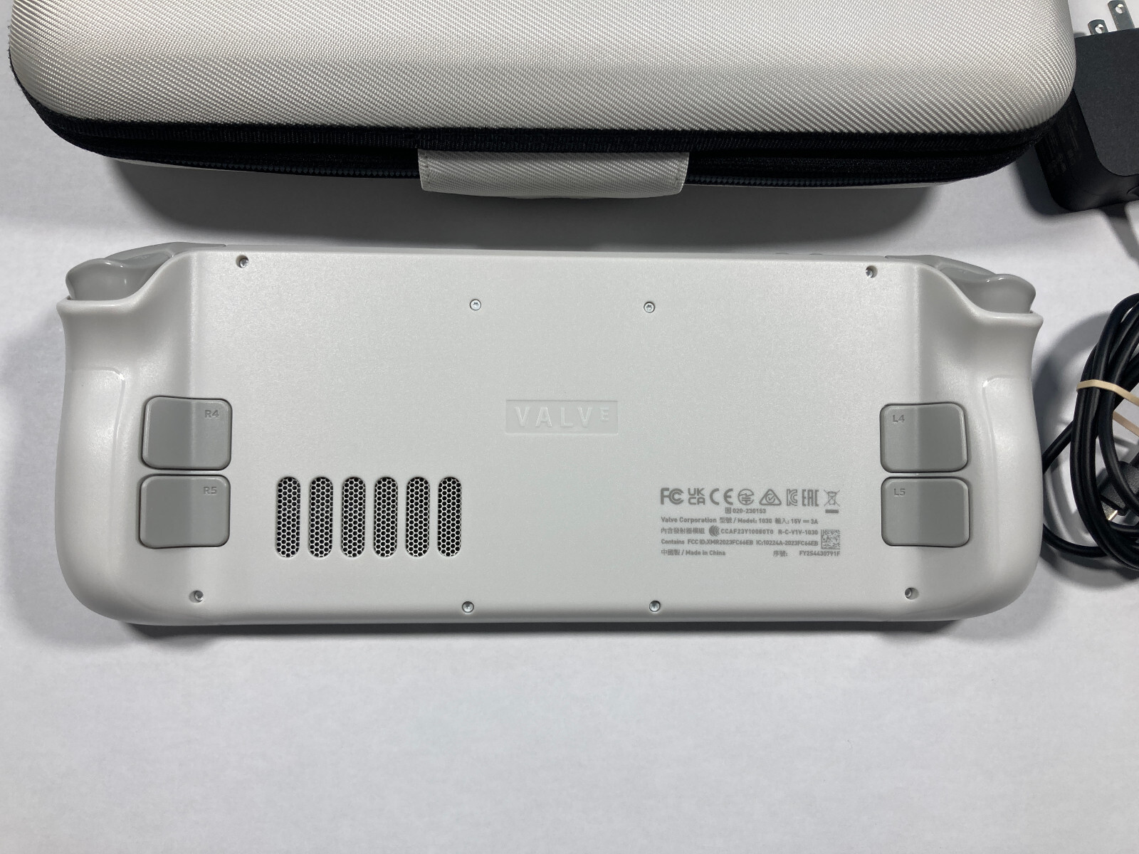 Valve Steam Deck OLED Limited White Edition 1TB Handheld Console with Case