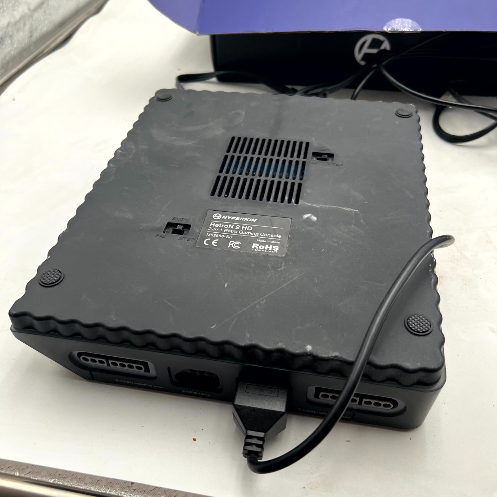 Hyperkin RetroN 2 HD 2-in-1 Retro Gaming Console for Nintendo NES, Super NES