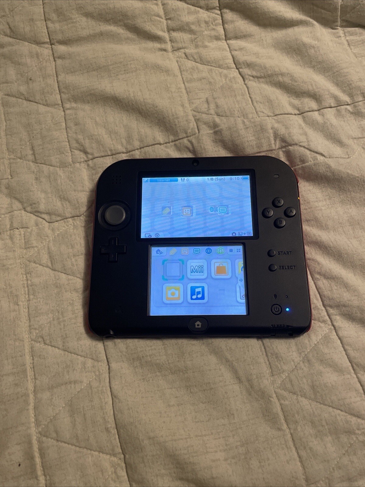 Nintendo 2DS Launch Edition Crimson Red Handheld System (Box Not Included)
