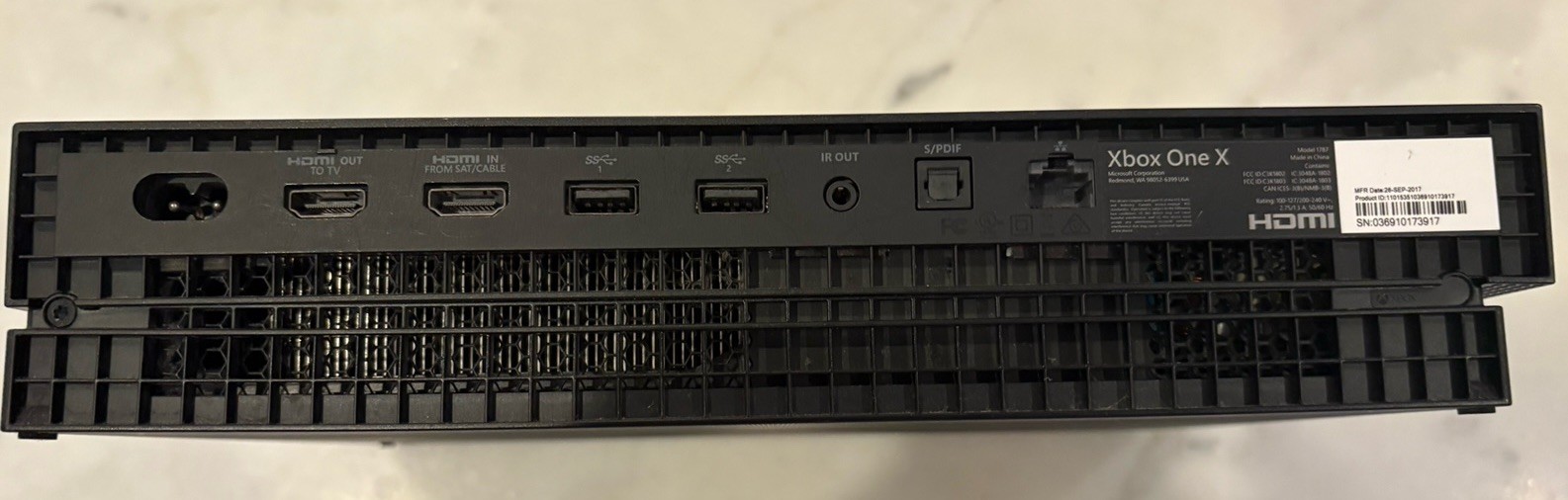 Microsoft Xbox One X 1TB Black Console w/ Wireless Controller – Used EXCELLENT