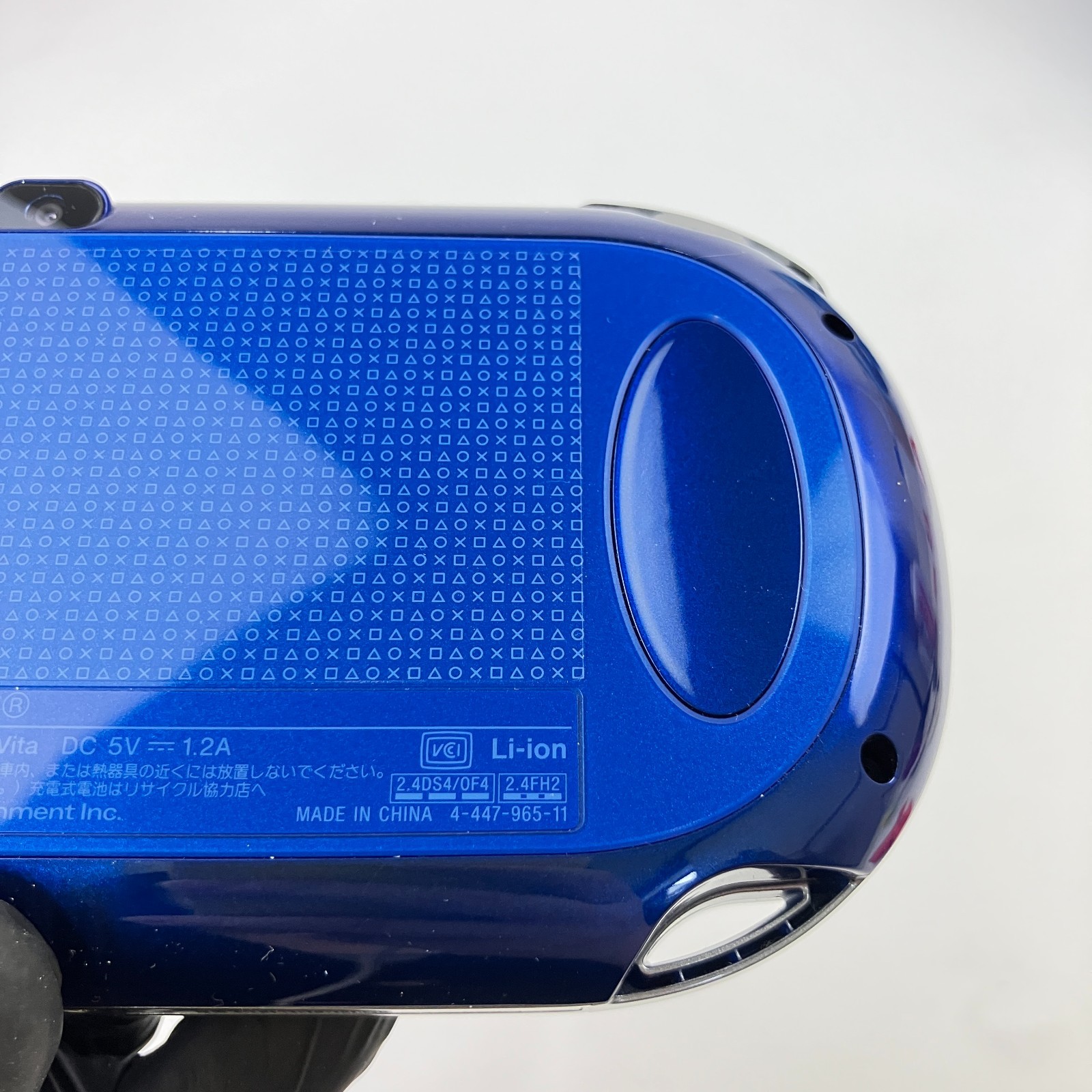 Refurbished PS Vita PCH-1000 Sony PlayStation Sapphire Blue Console Works Fine