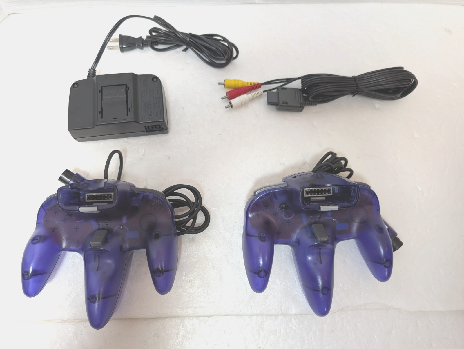Nintendo 64 Region Free Console Midnight Blue 2controllers Mario Party japan