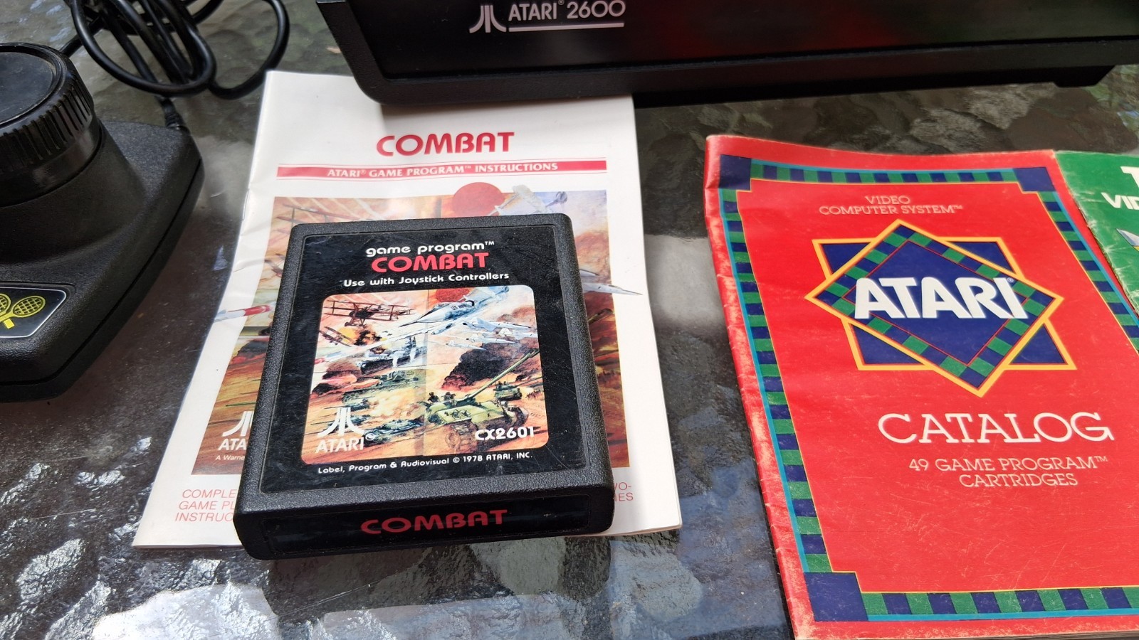 Atari CX2600A Video Computer System W/ Box (Worked When Last Used. 3 Controls