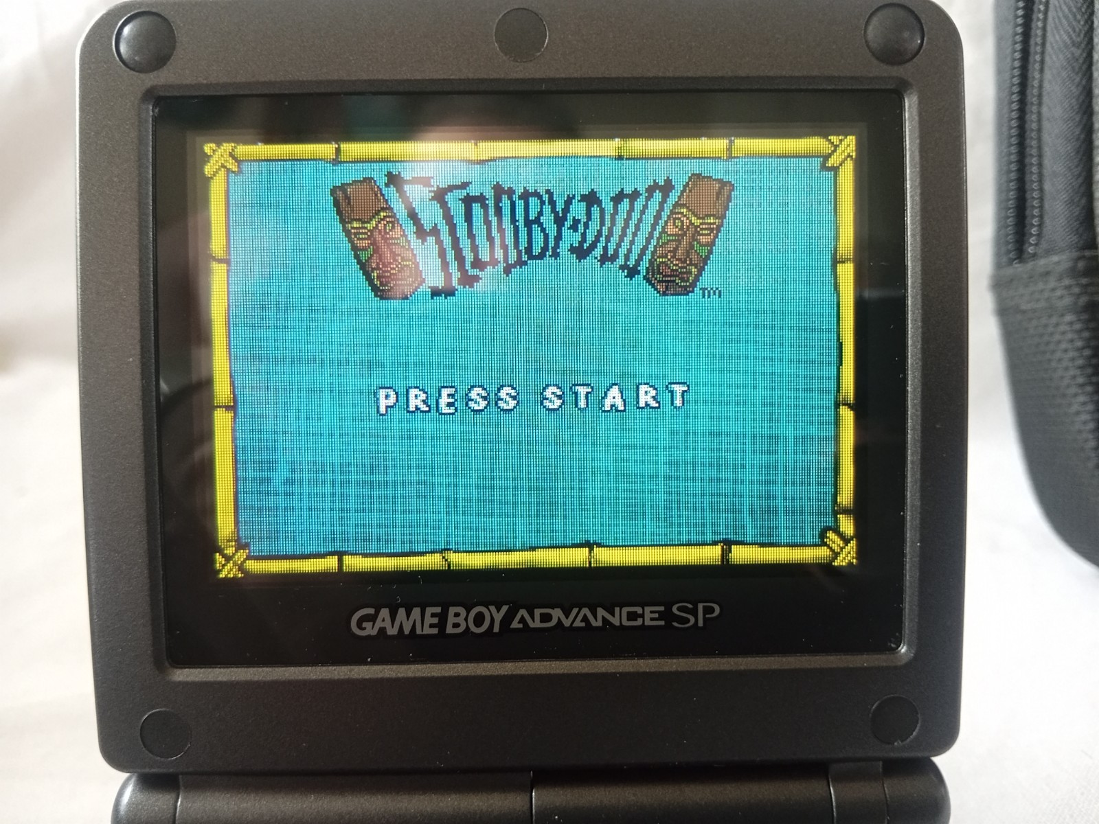 Nintendo Game Boy Advance SP AGS-101 Graphite Console Bundle 4 Game Charger Case
