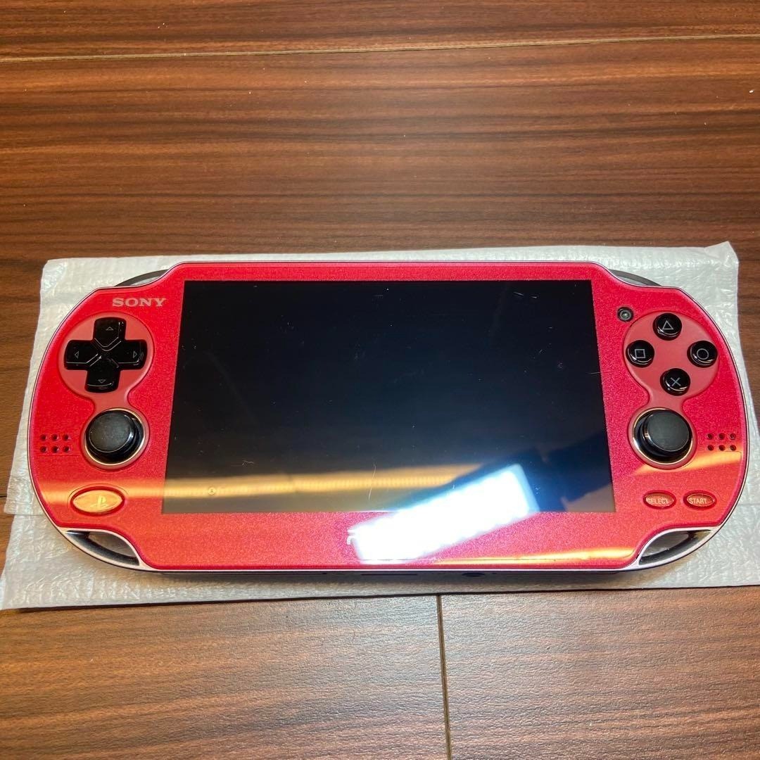 PSVita 1000 Cosmic Red Console 3686 From Japan