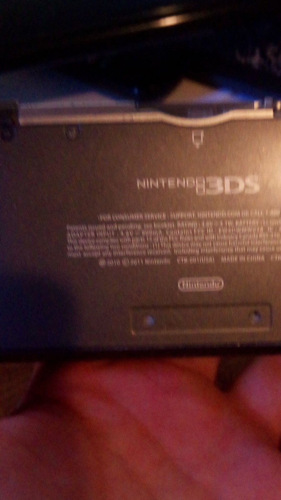 Nintendo 3DS Black Handheld System Wi-Fi Capability & Headphone Jack CTR-001