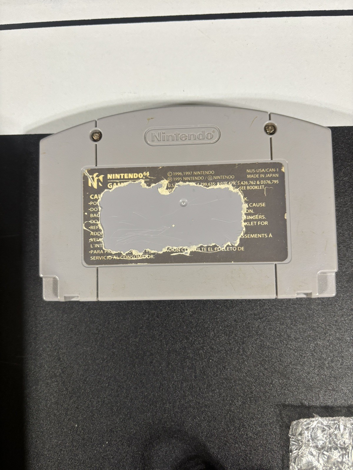 Nintendo 64(N64)Console with Jumper Pack & Memory See Pics & Read Description