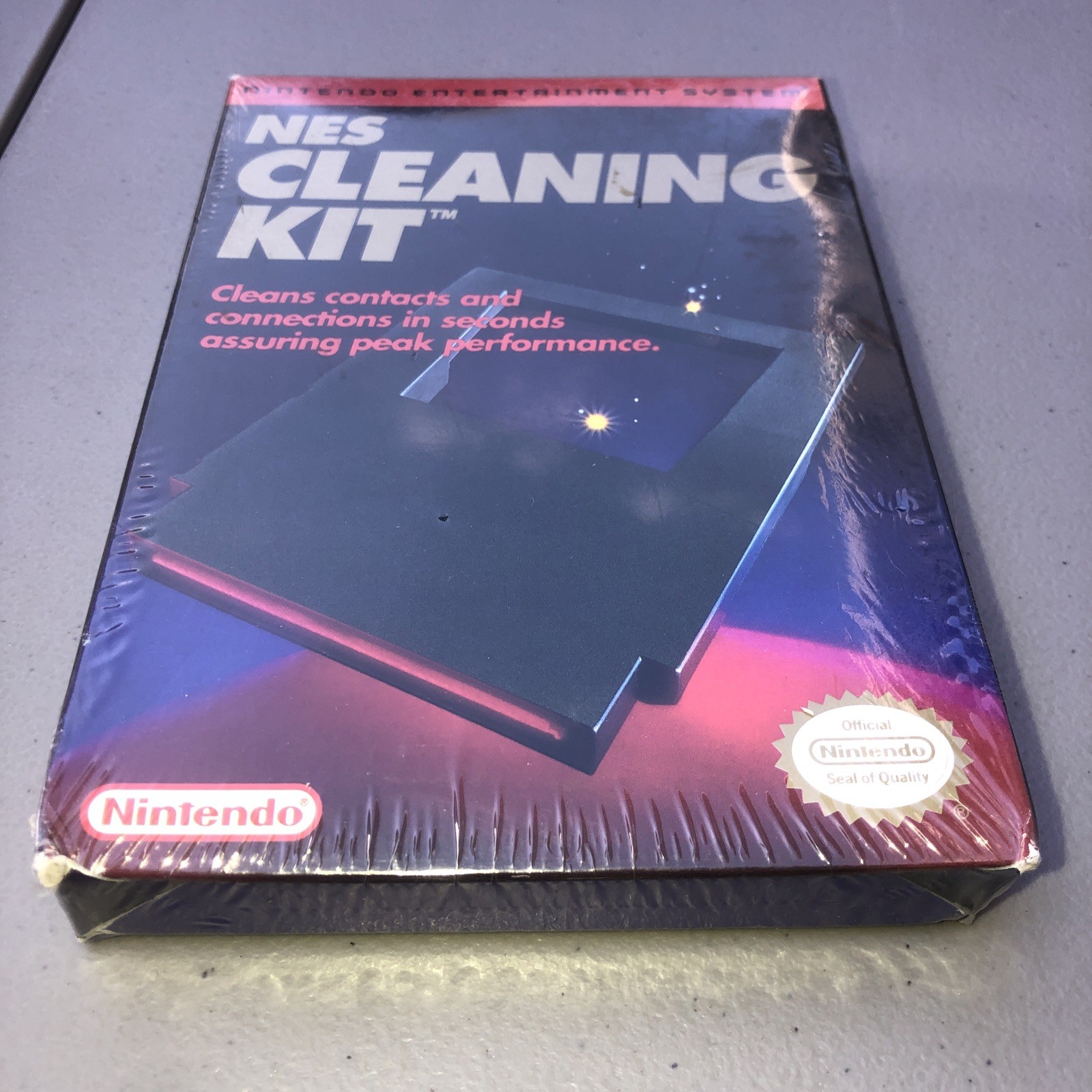 Nintendo NES Cleaning Kit – Vintage – Factory Sealed New in Box 1989