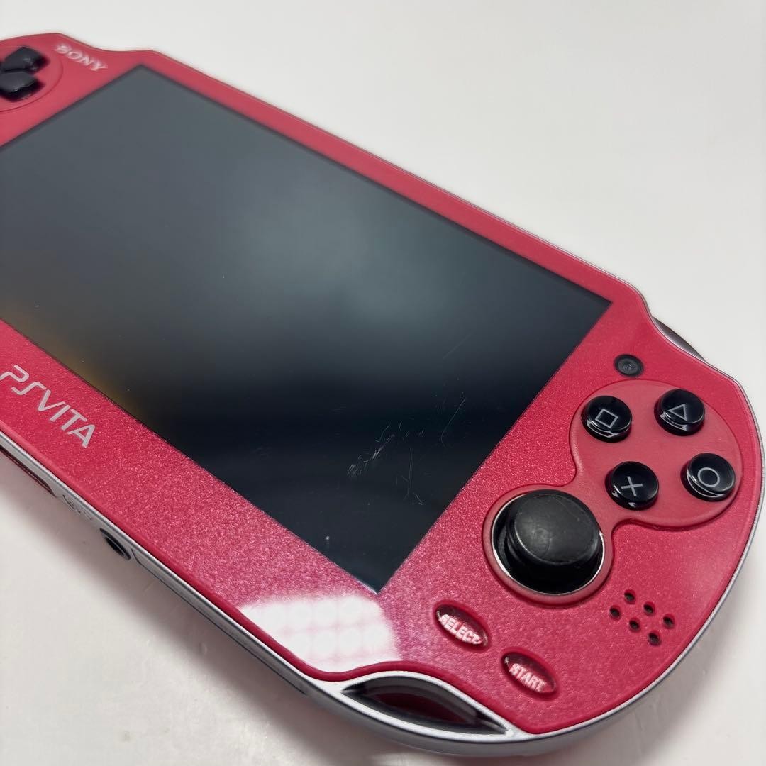 Excellent Condition SONY PS Vita Console PCH 1000 Cosmic Red