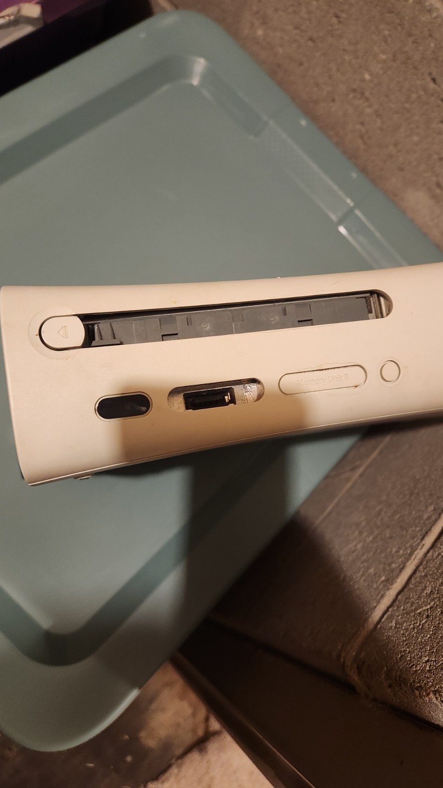 Untested Xbox 360 with Wi-Fi antenna and 60 GB hard drive For Parts Only
