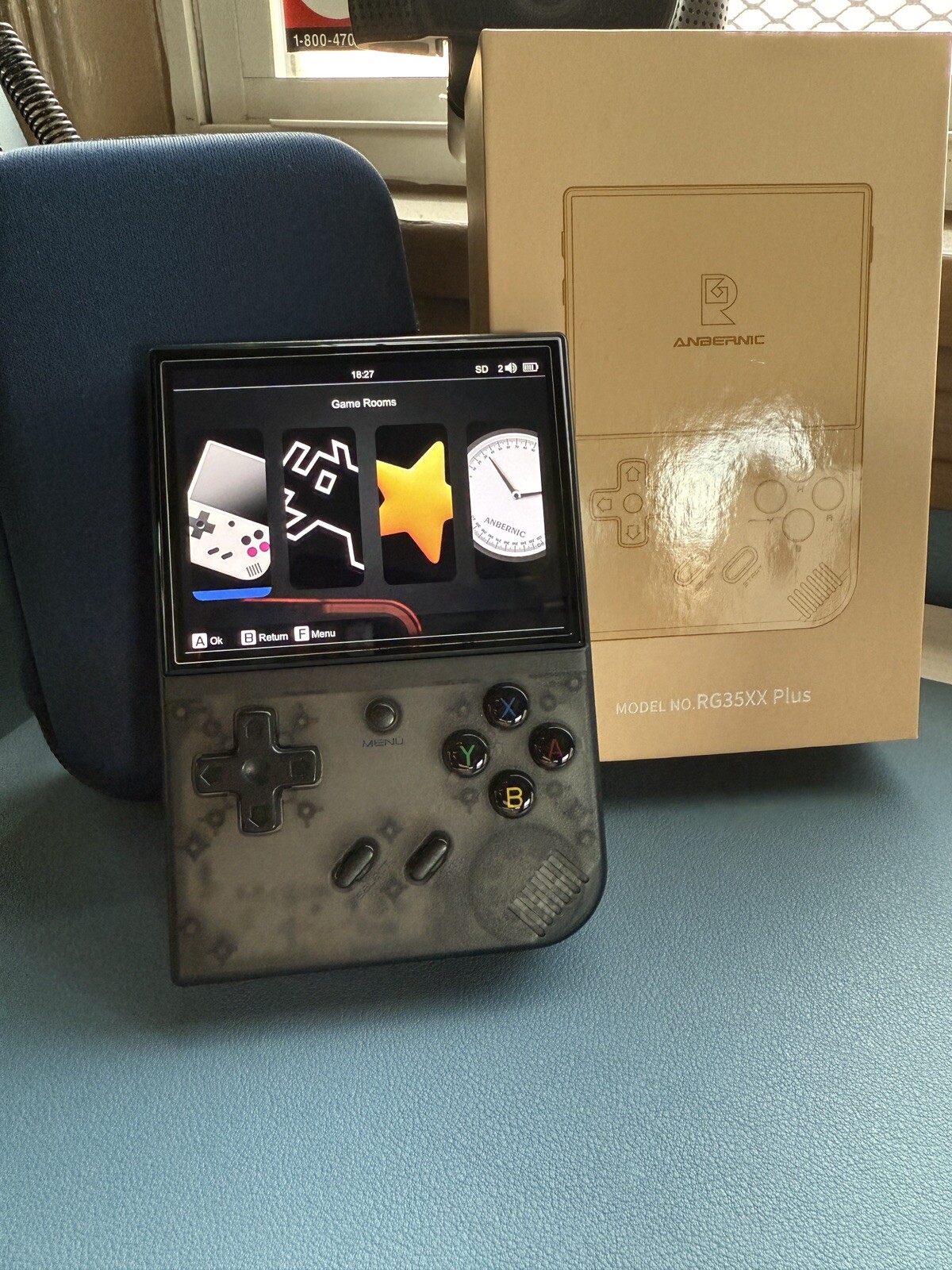 Anbernic RG35XX PLUS Retro Handheld, 64GB 🕹️Music, Video, E-Book.