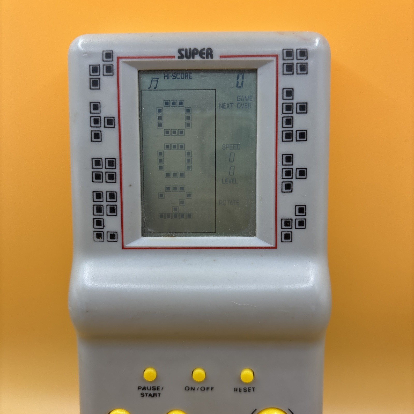 VINTAGE HANDHELD VIDEO GAME SUPER CAR BRICK QGH-33A Tested, Works
