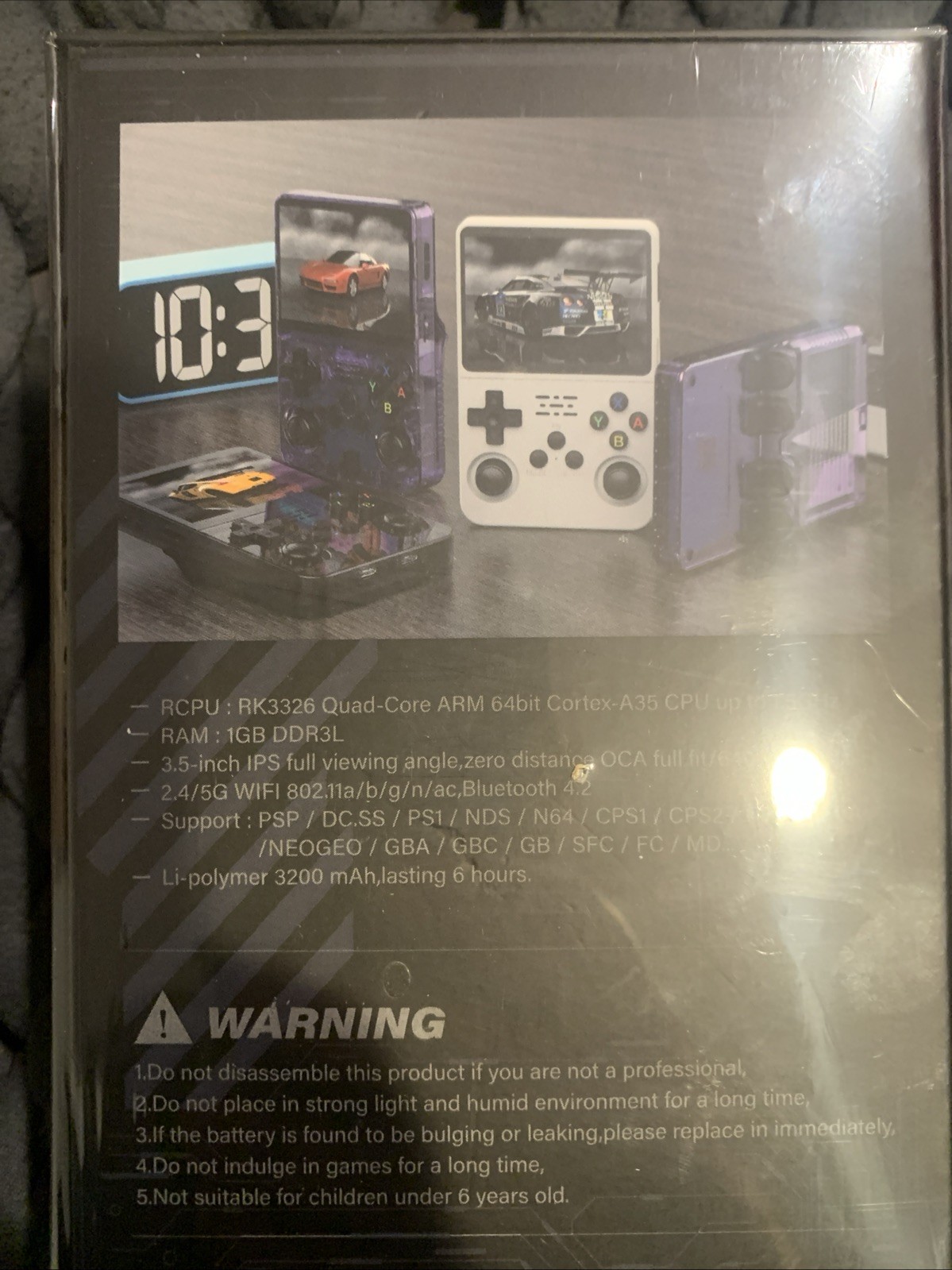 64 GB R36S Handheld Video Game Console 3.5 Inch IPS Screen, 20000+ Video Games