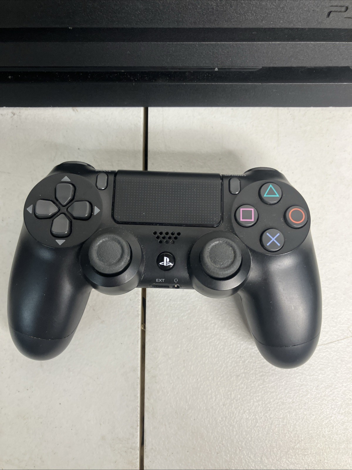 Sony PlayStation 4 Pro PS4 1TB Console – Black CUH-7215B TESTED w/ Controller
