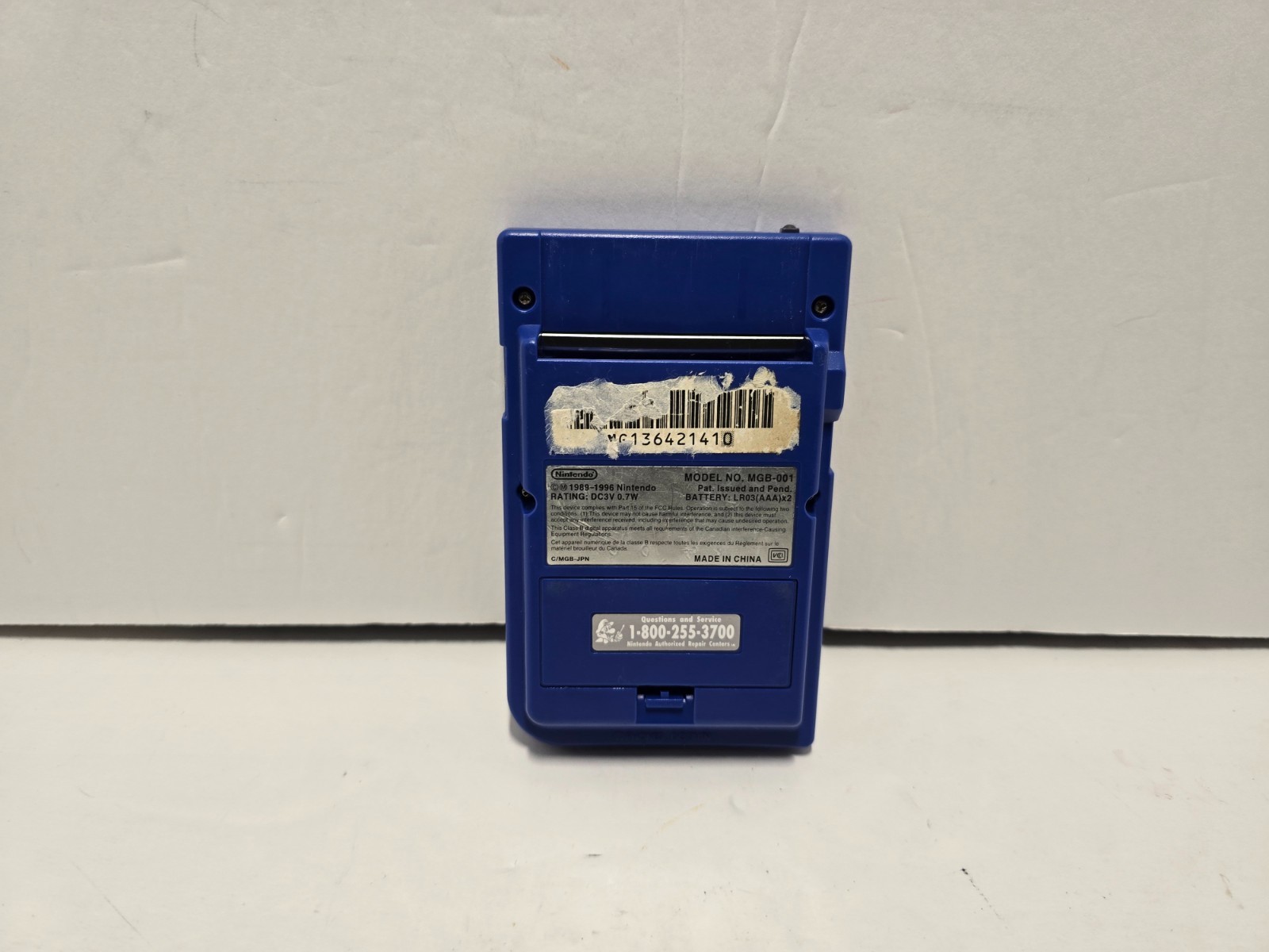 Nintendo Game Boy Pocket Blue Handheld Console System MGB-001