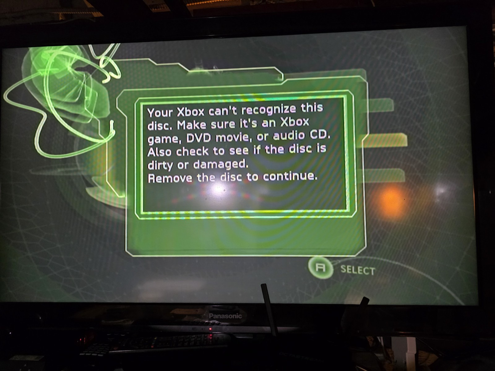 Original Microsoft Xbox Console Only Doesn’t Read Games Needs Repaired Parts