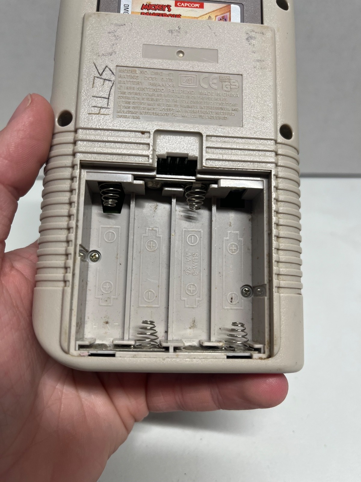 Nintendo Game Boy Launch Edition Handheld System – Gray – Tested Working