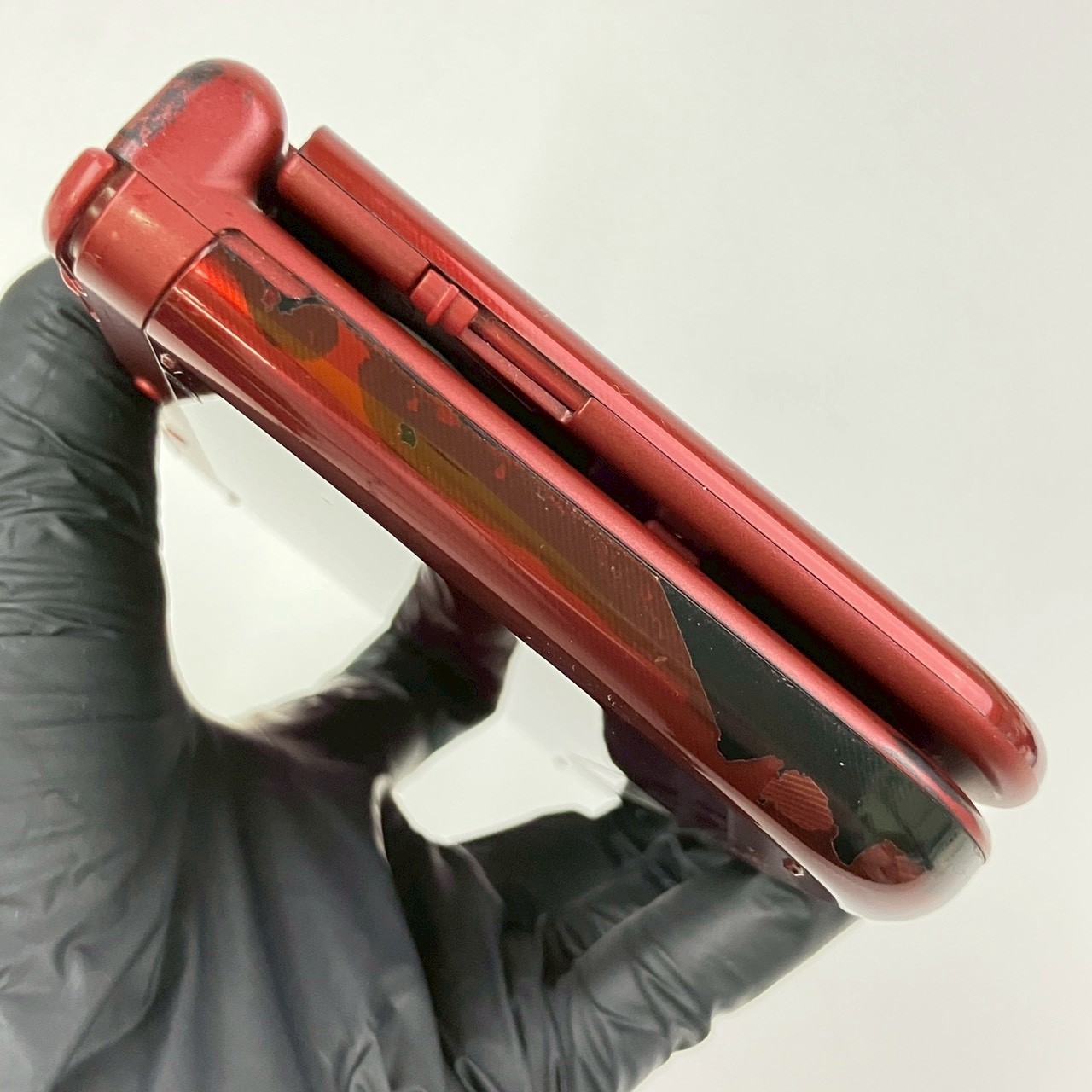 Bottom IPS Nintendo new 3DS LL XL Metallic Red Console Region Japanese Only gg0