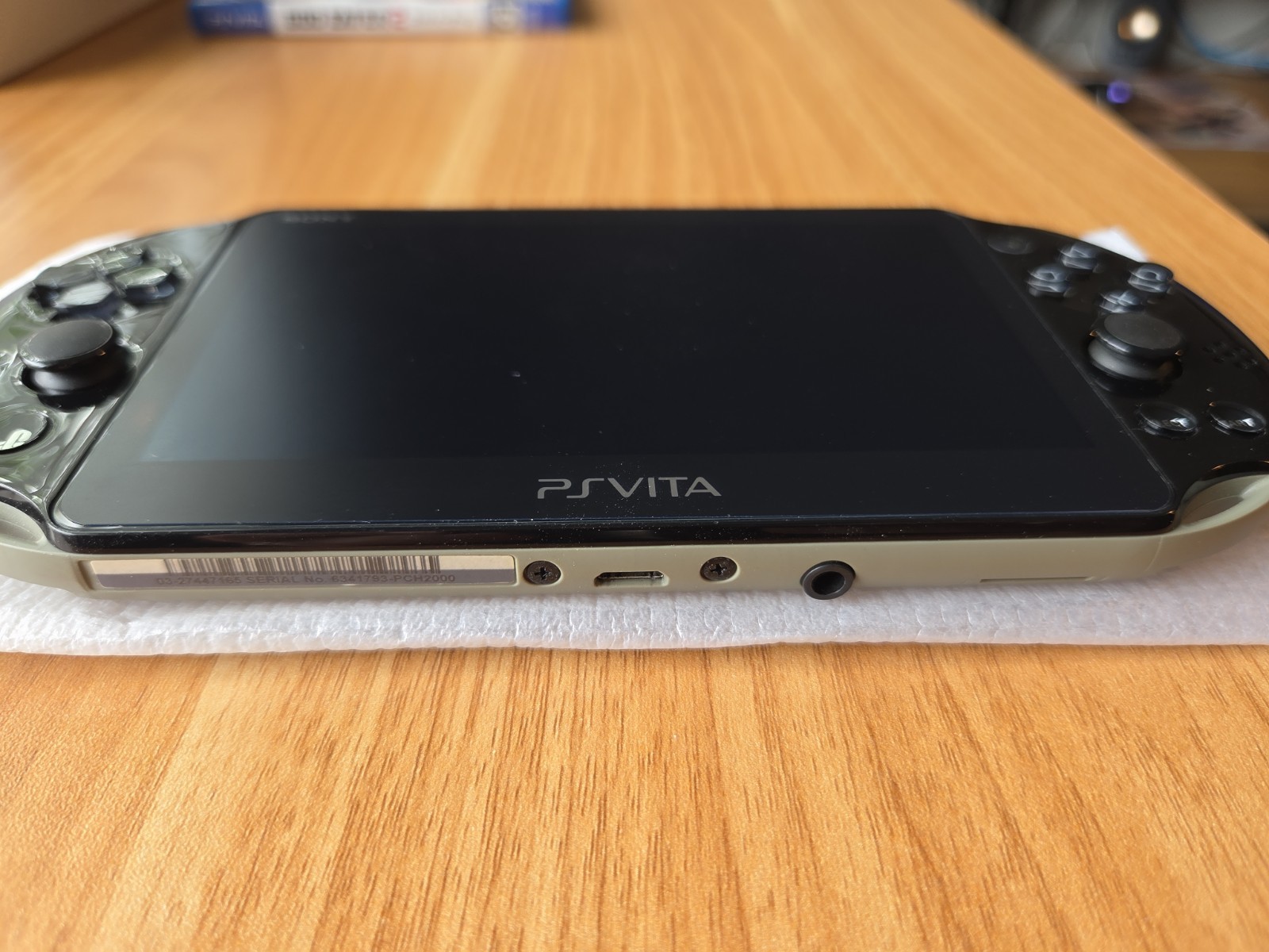 Sony PS Vita Console God Eater 2 Fenrir Edition PCHJ-10010 Khaki Black US SELLER