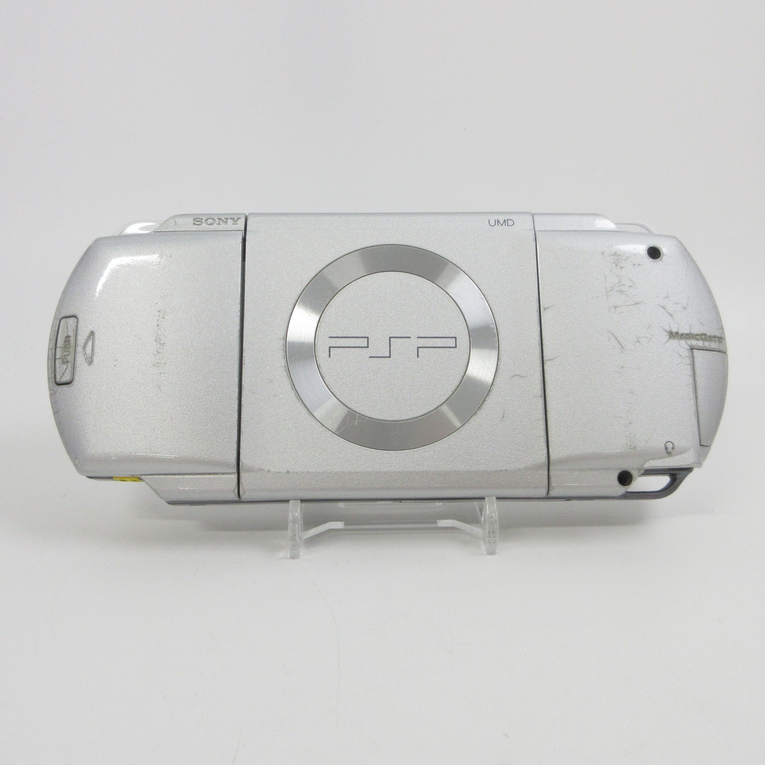 【Excellent】Sony PSP-1000 Silver Console Only No Battery Japan Ver. #RET08/0603/0