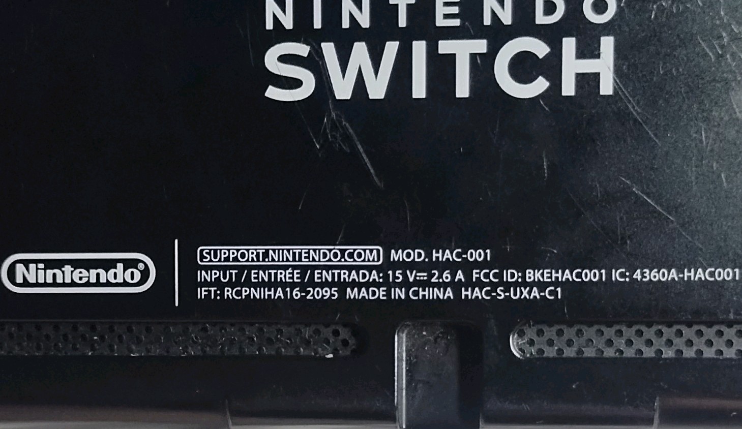 Nintendo Switch Console 32GB 720p Wi-Fi USB-C w/ Neon Red/Blue Joy-Con