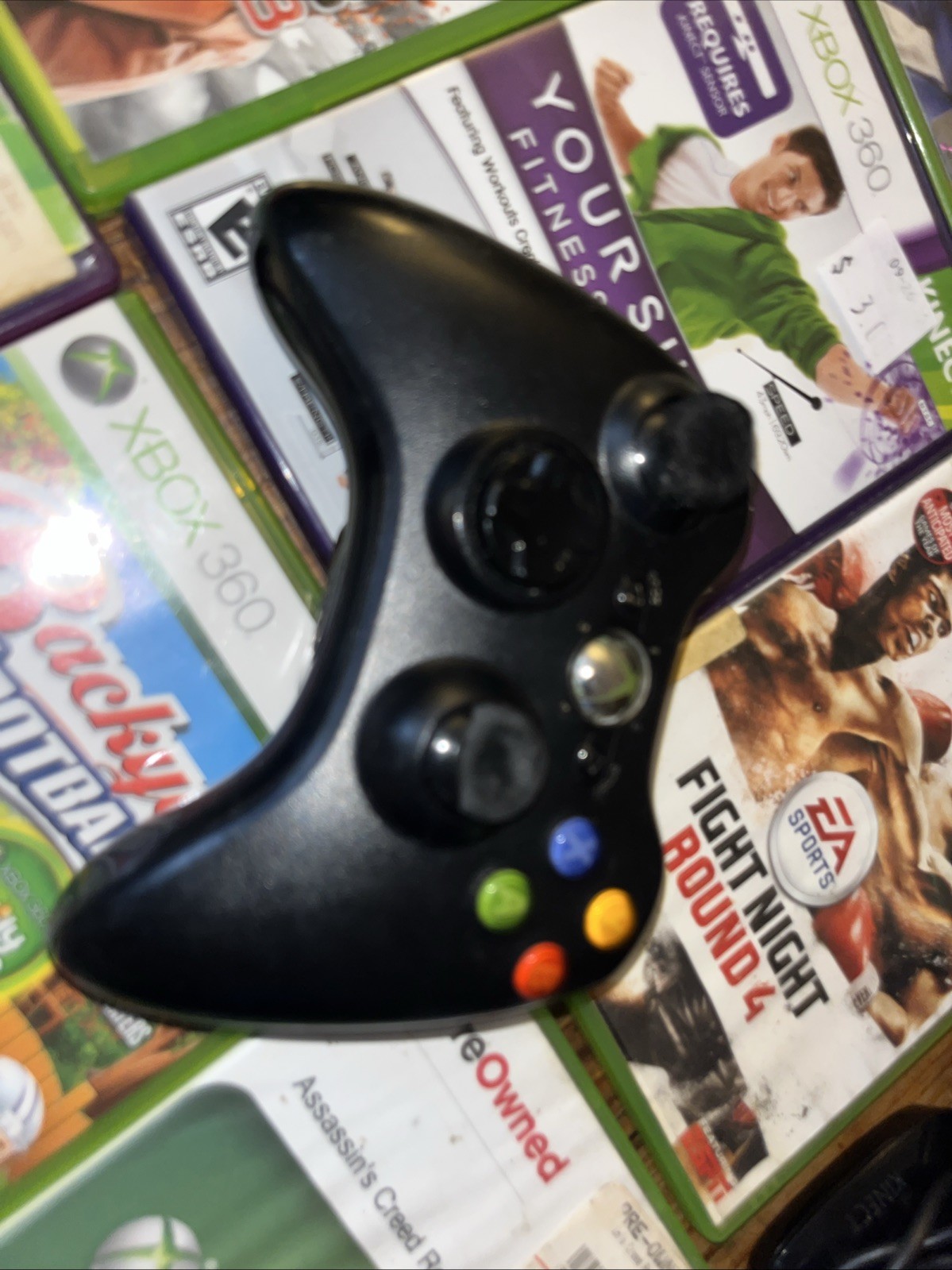 Microsoft Xbox 360 S Slim Kinect Bundle Controller Cords Kinect Games Lot