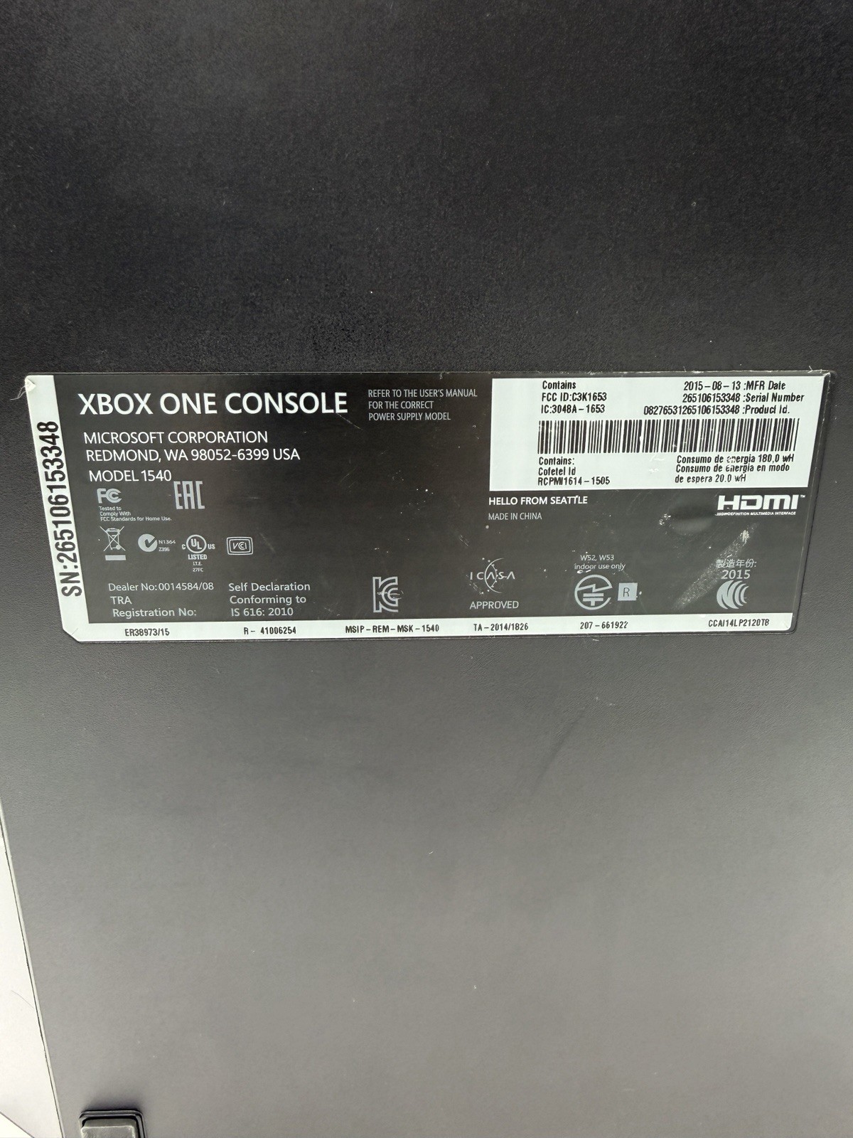 Xbox One Console Custom Skin Bundle 4 Games Wired Controller Tested