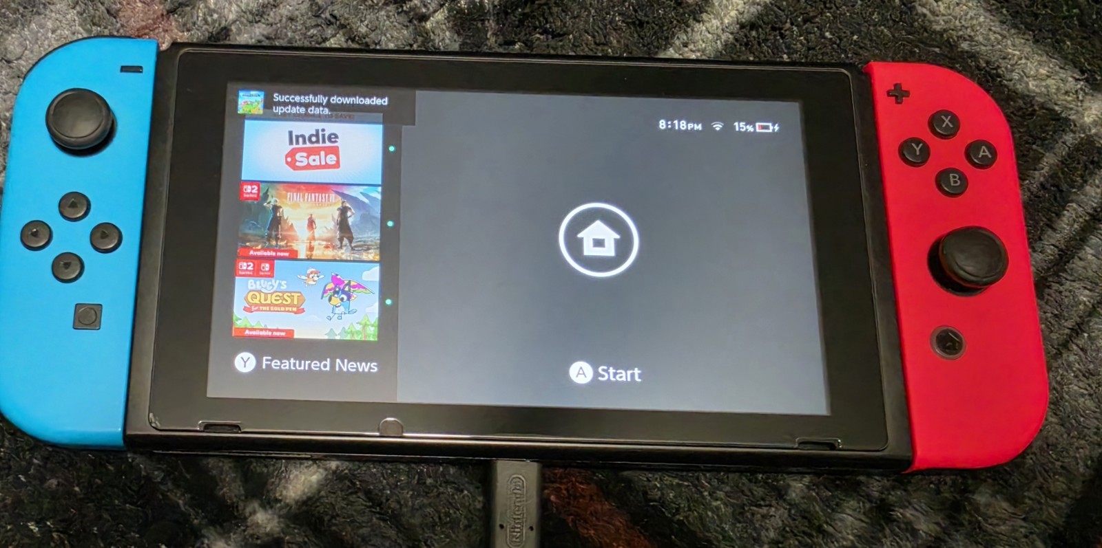 Nintendo Switch 32GB Handheld Console – Neon Red/Neon Blue