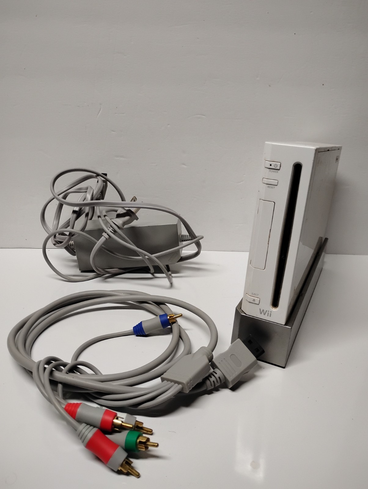 Nintendo Wii RVL-001 Original Console White GameCube Compatible Component RCA