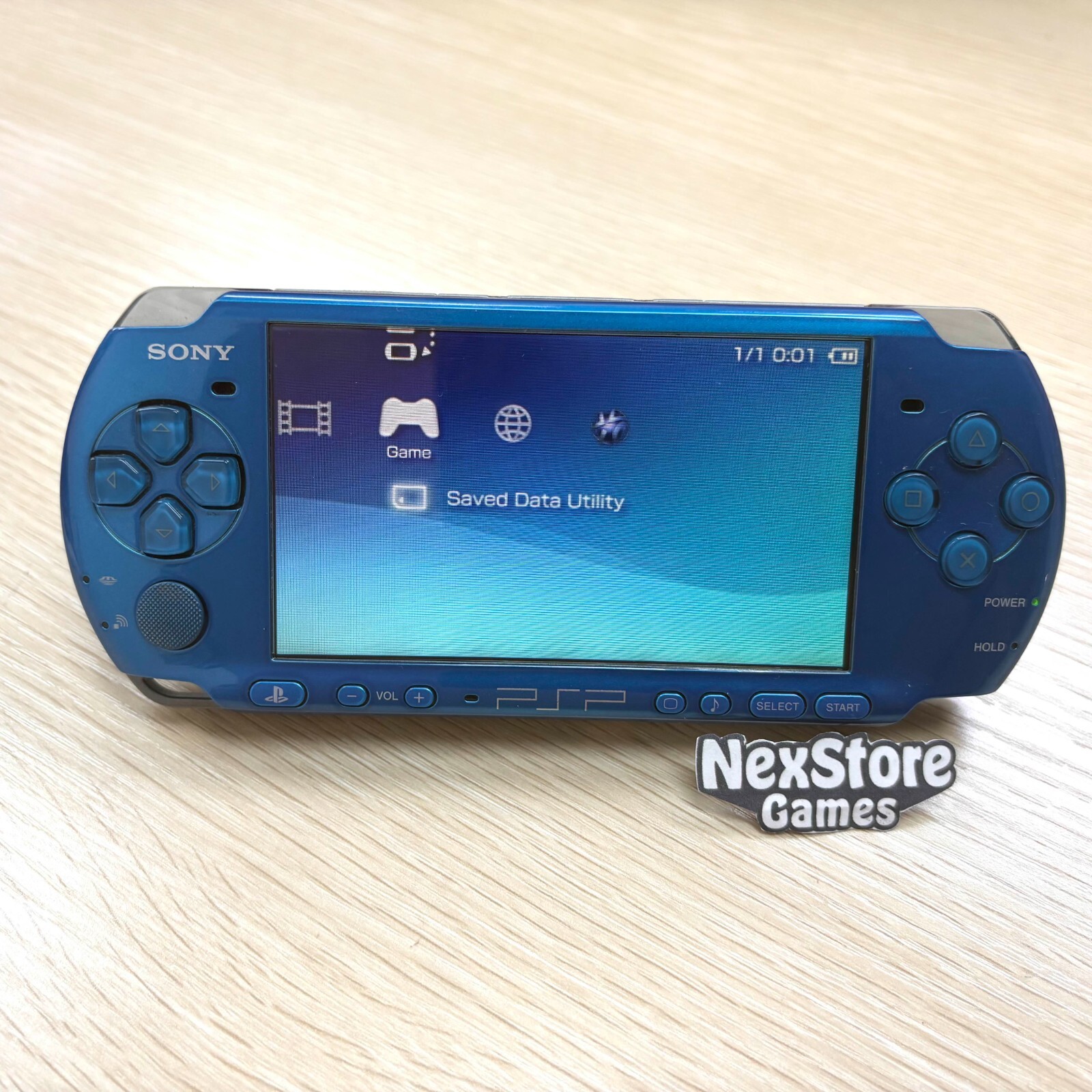 Sony PSP-3000 Console Select Color w/Charger + new battery + random 3 games + 4G