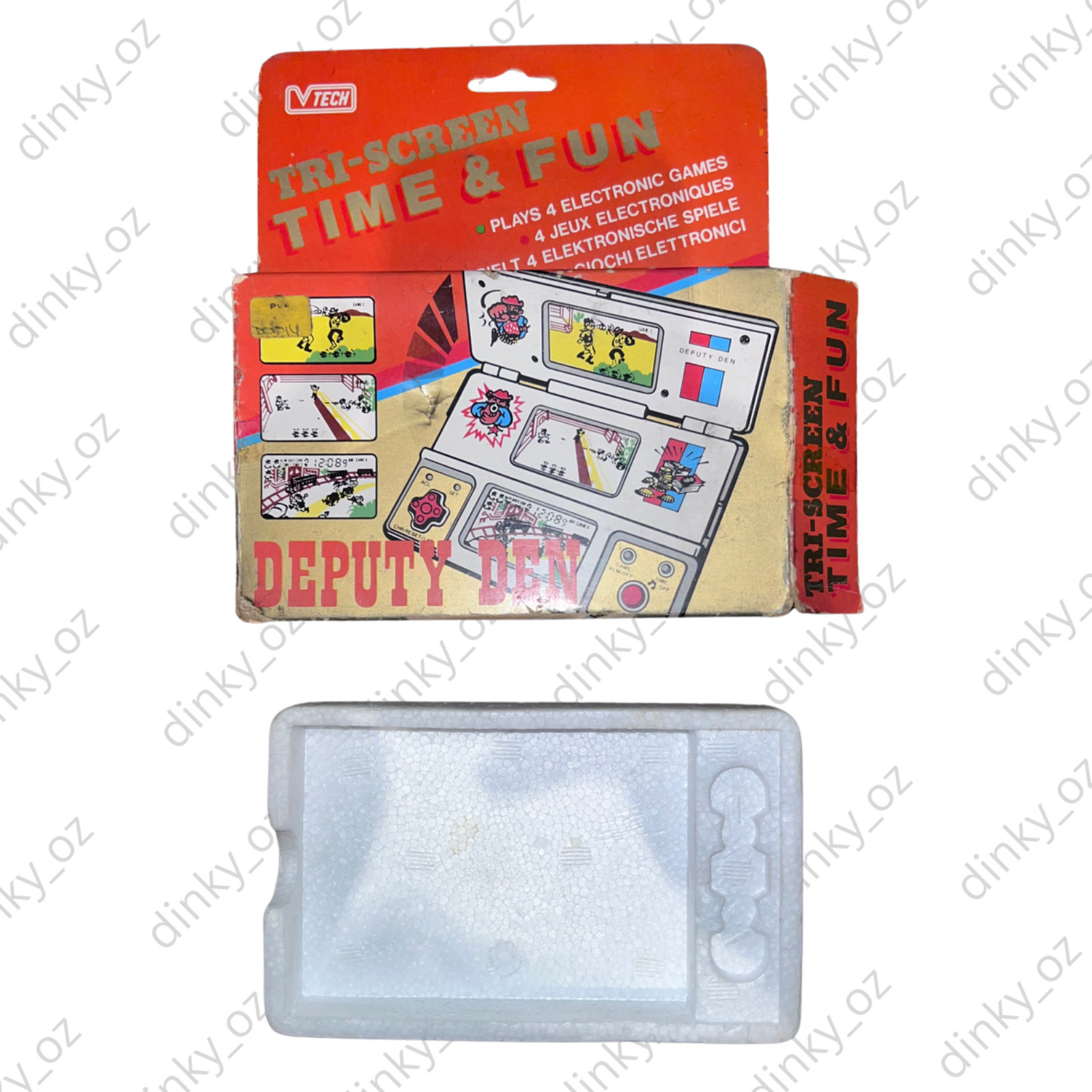 V-Tech Time & Fun ‘Deputy Dan’ BOX ONLY