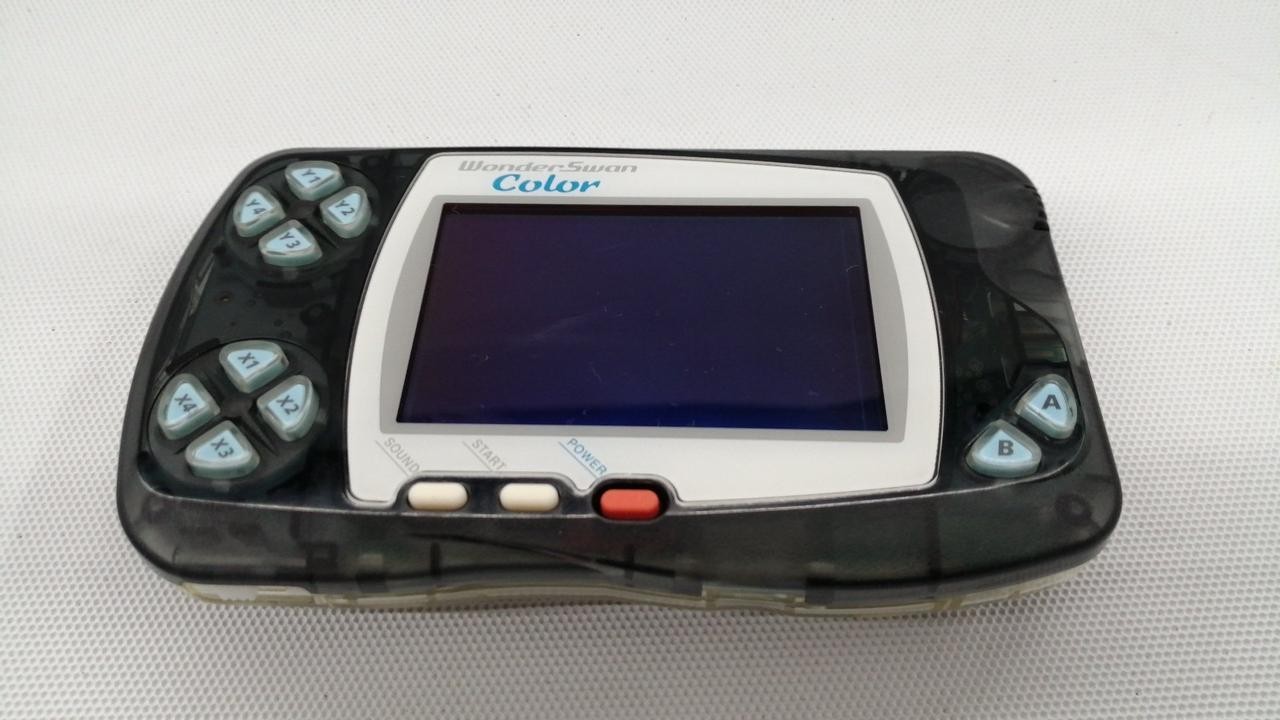 BANDAI WonderSwan Color Console Crystal Black WSC-001 Japan Retro Handheld