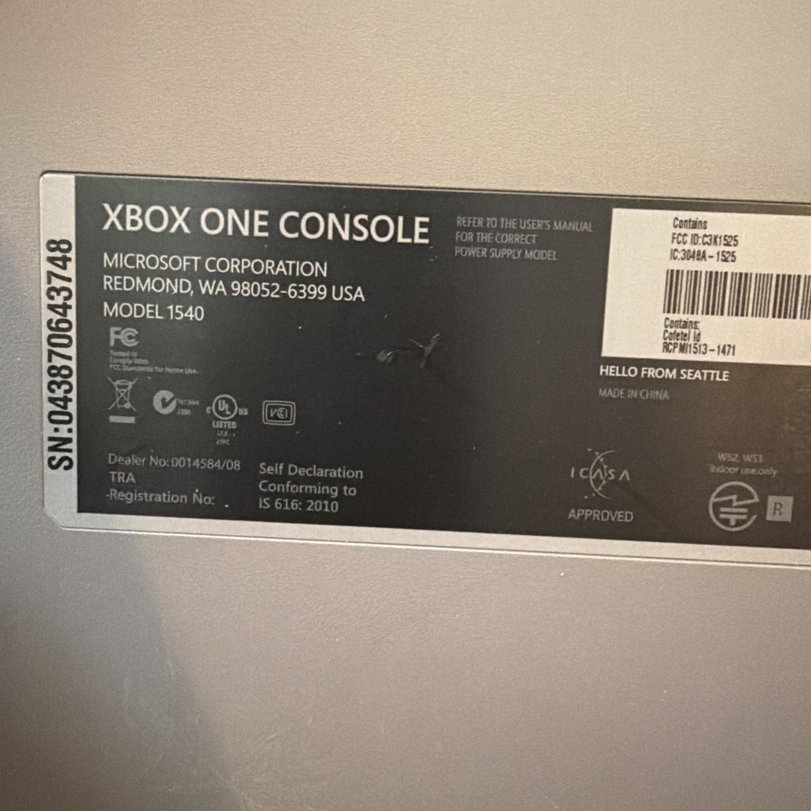 Xbox One 1TB Call of Duty Advanced Warfare Console Bundle 3 Games Matching Box