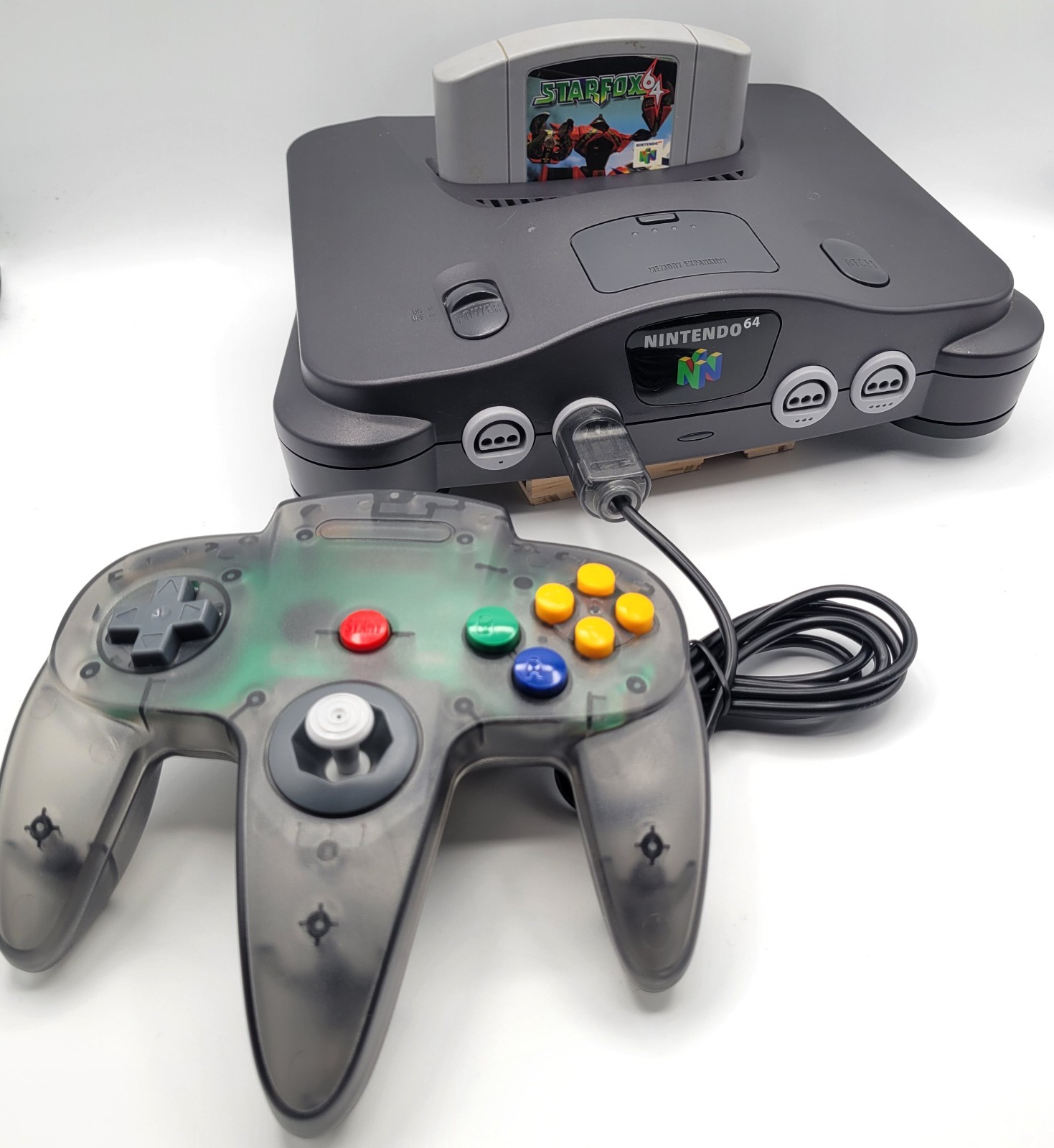 Nintendo 64 Console Bundle with Authentic Star Fox Controller Games NUS-001