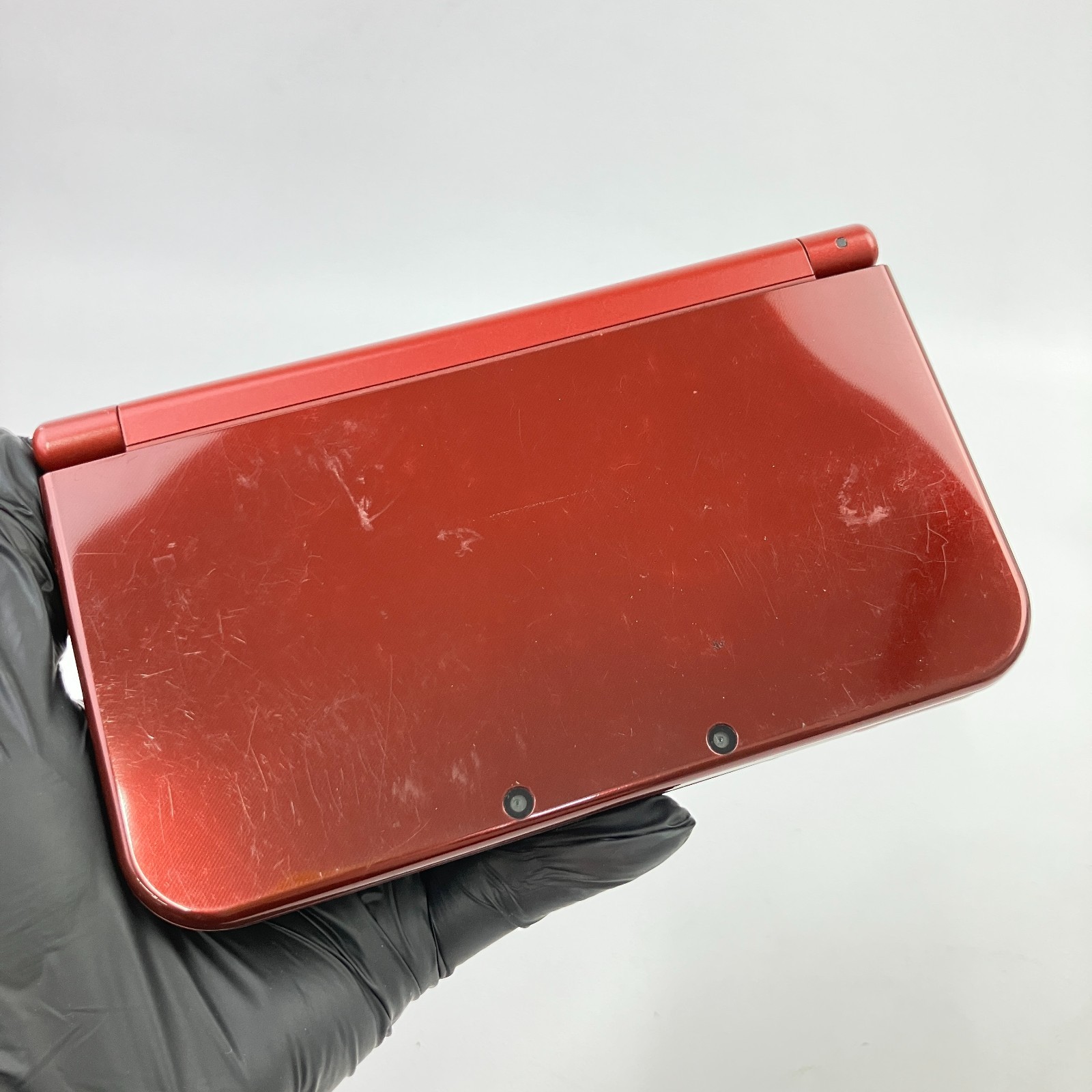 Nintendo new 3DS LL XL Metallic Red Console Rank A Region Japanese Only 43