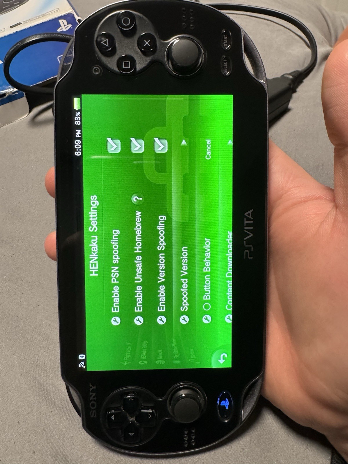 Sony PlayStation Vita PCH-1001 Black Handheld System