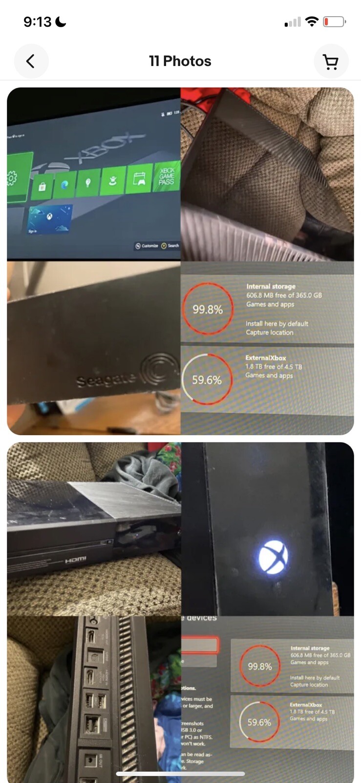 Xbox One S 1TB Console White & XboxOne Black
