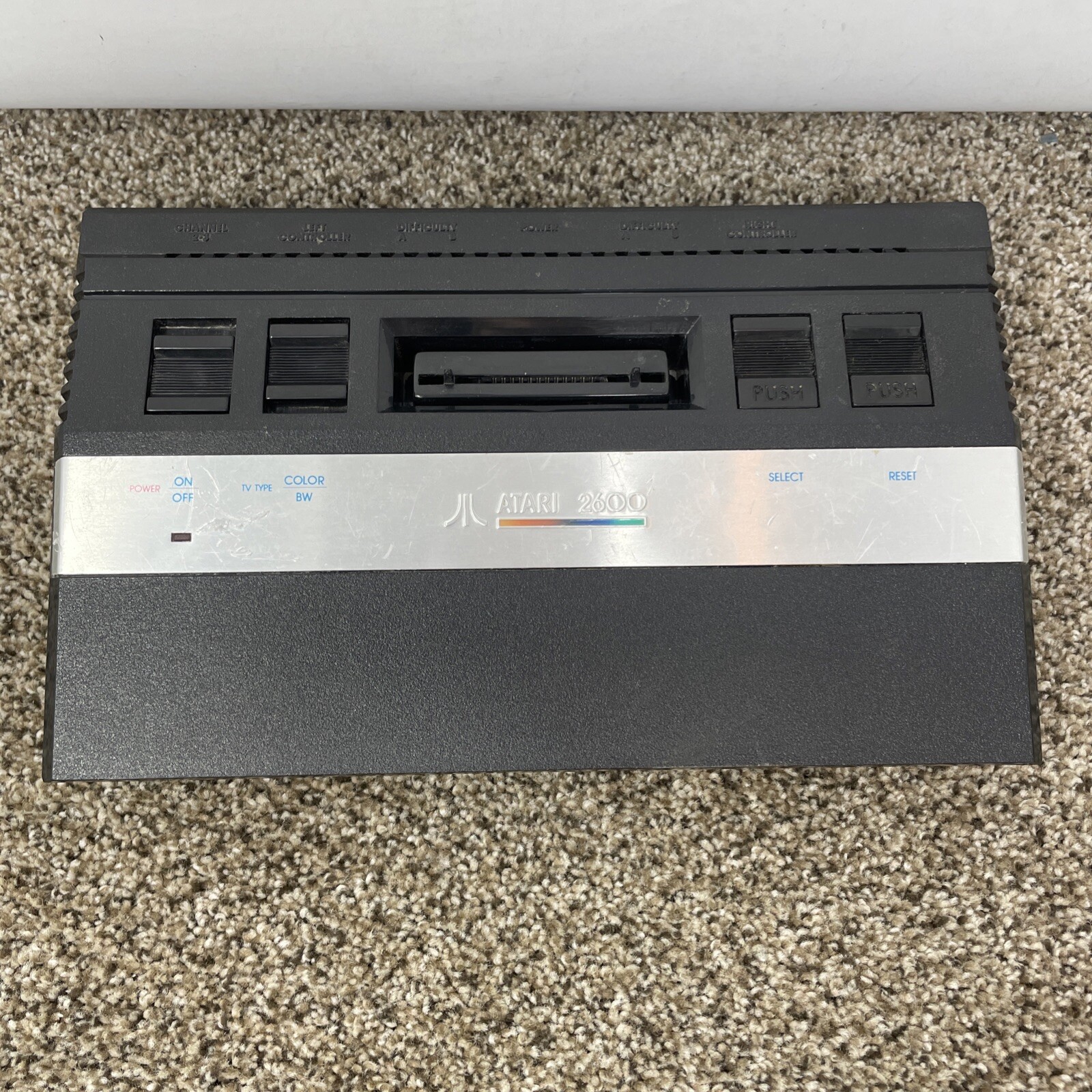 Atari 2600 Junior Jr Console System Bundle 10 Games Tested