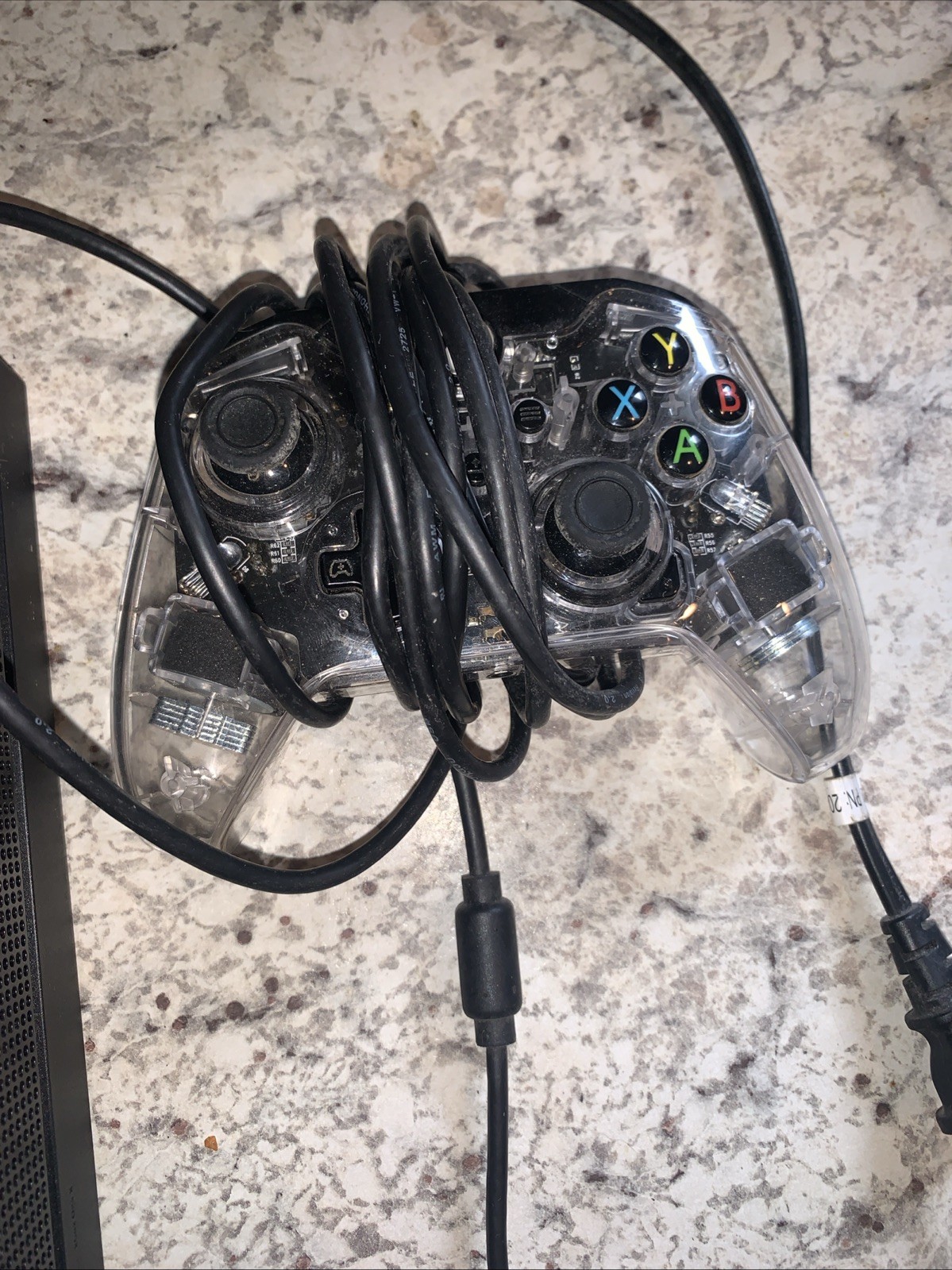 Microsoft Xbox One X (1787) 1TB Black Console Wired Controller, Power Cord Works