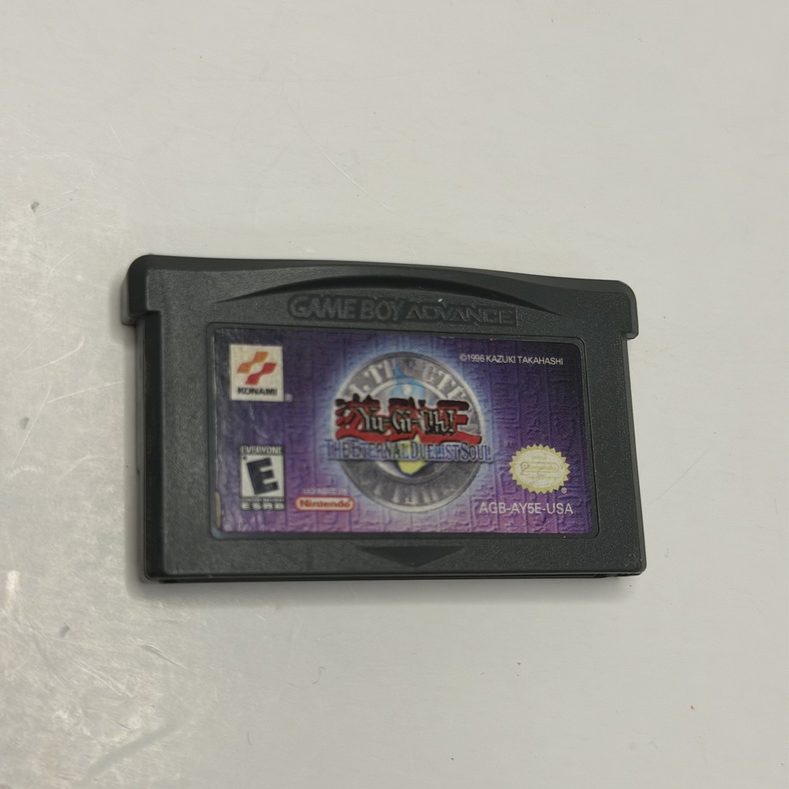 Nintendo Game Boy Advance SP Handheld Video Game Console Flame Red With Yu-gi-oh
