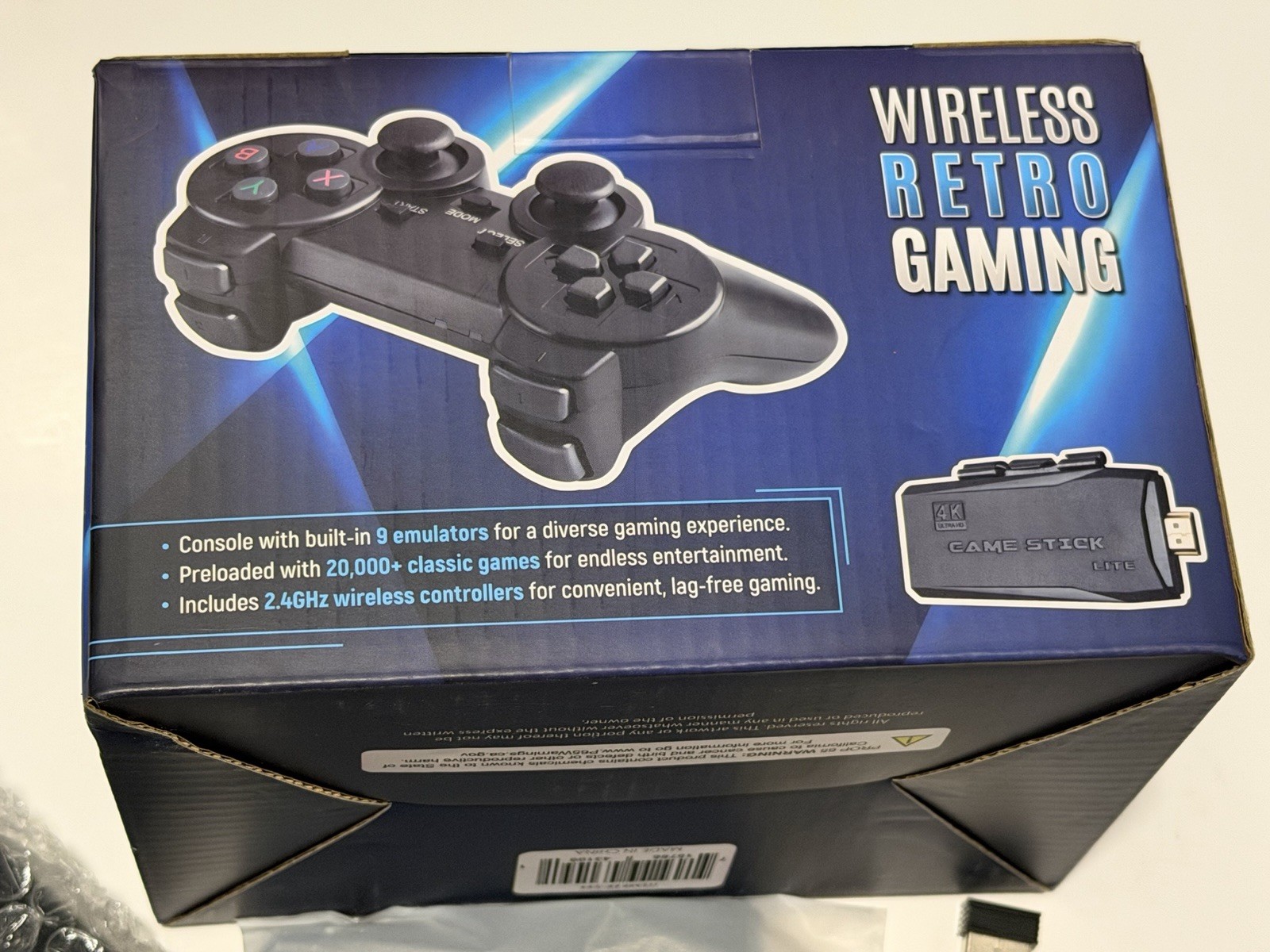 GameStick Game Stick Lite Retro Microconsole 2 Wireless Controllers 4K HDMI