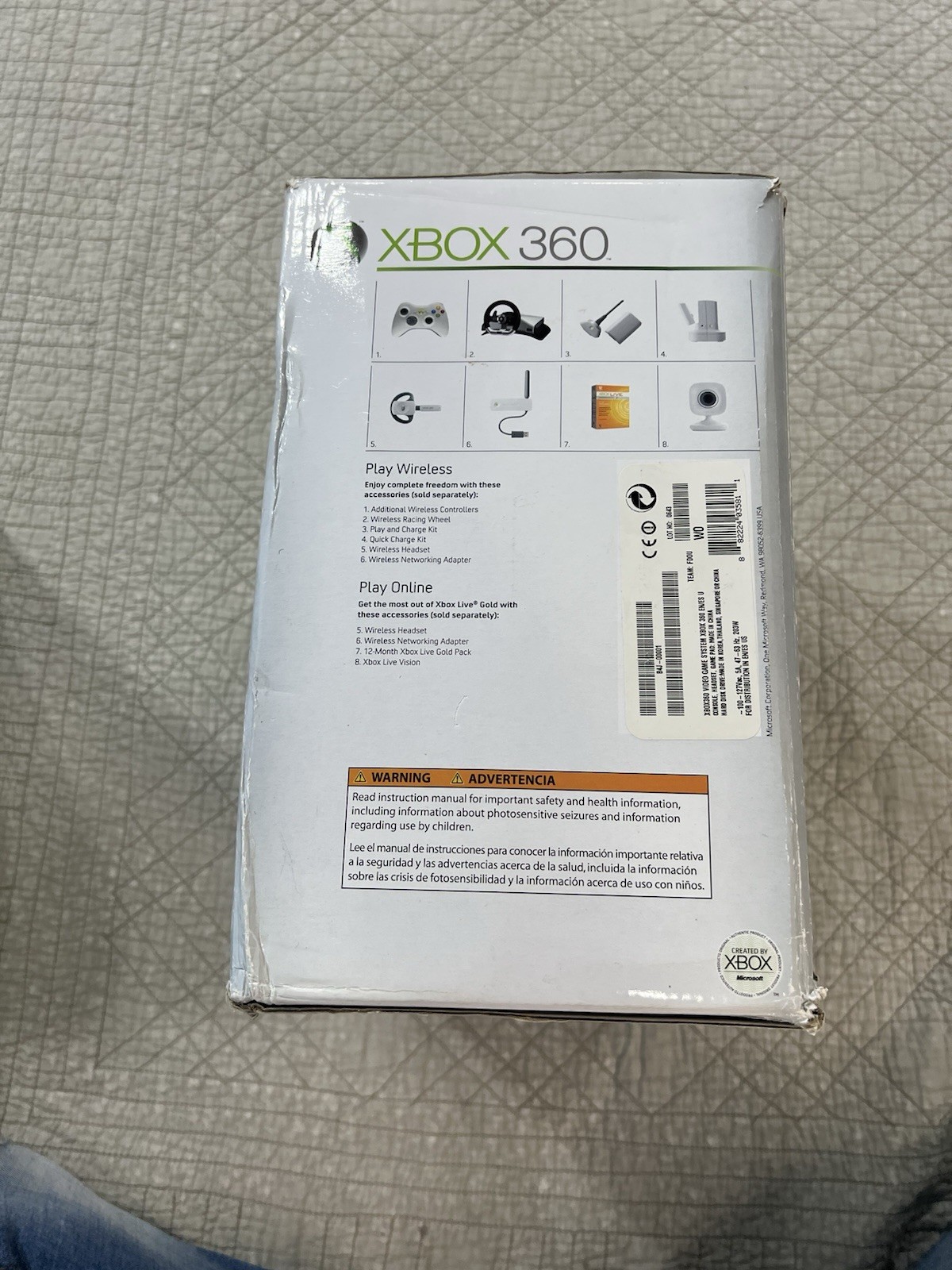 Microsoft Xbox 360 Console 20GB Complete CIB W/ 6 Games TMNT + Dragon Age