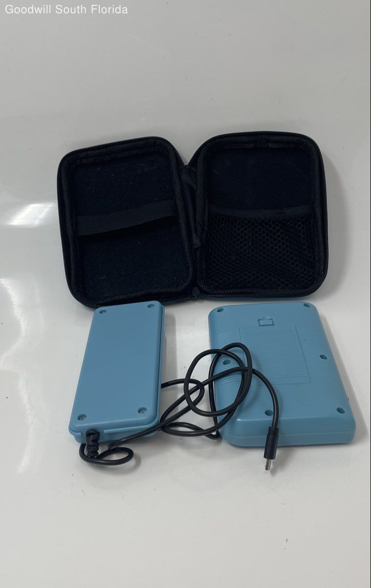Unbranded Blue Portable Video Game Console Handheld System Not Tested