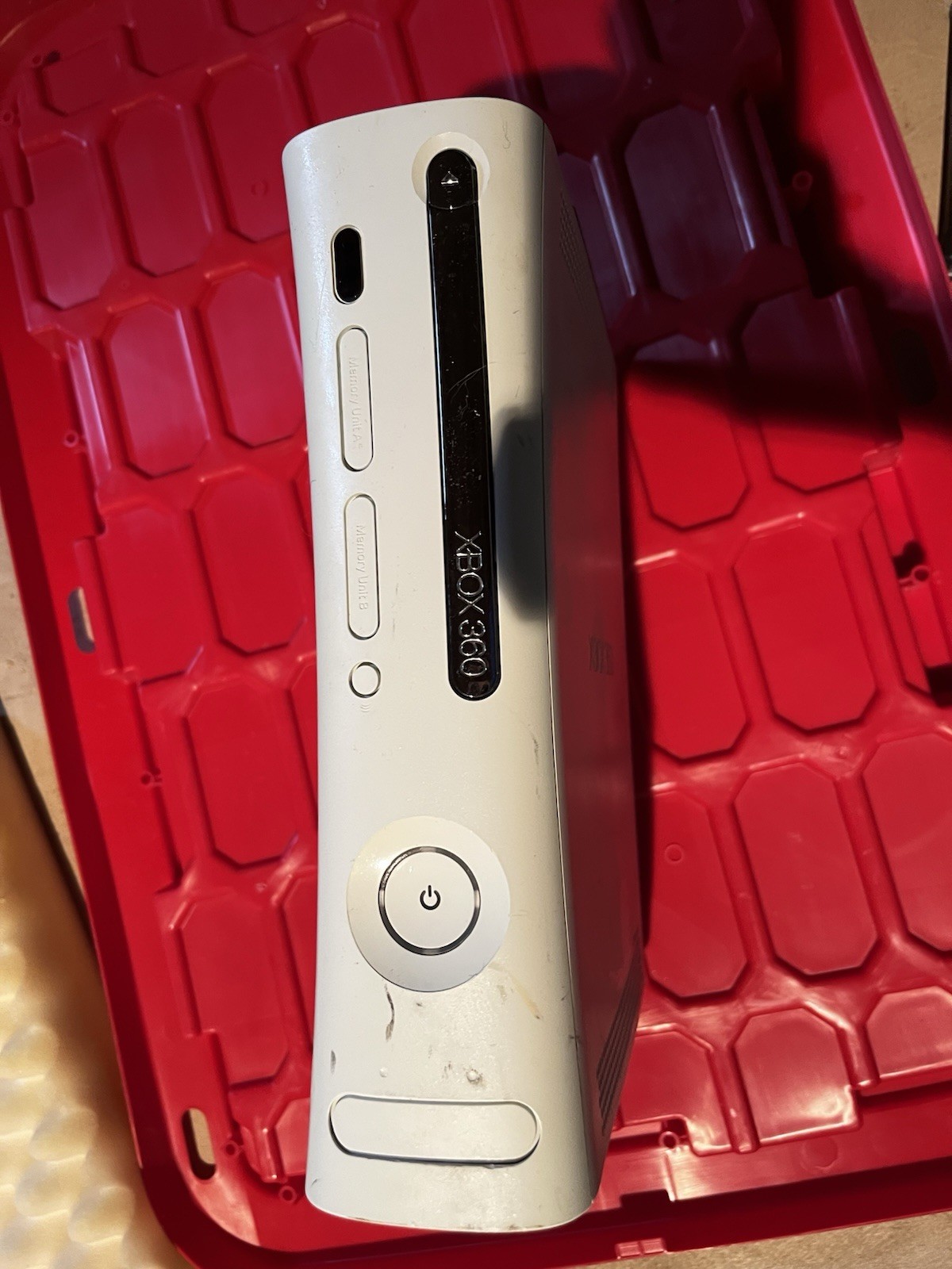 Microsoft Xbox 360 White Console Removable Hard Drive HDMI Component RCA USB