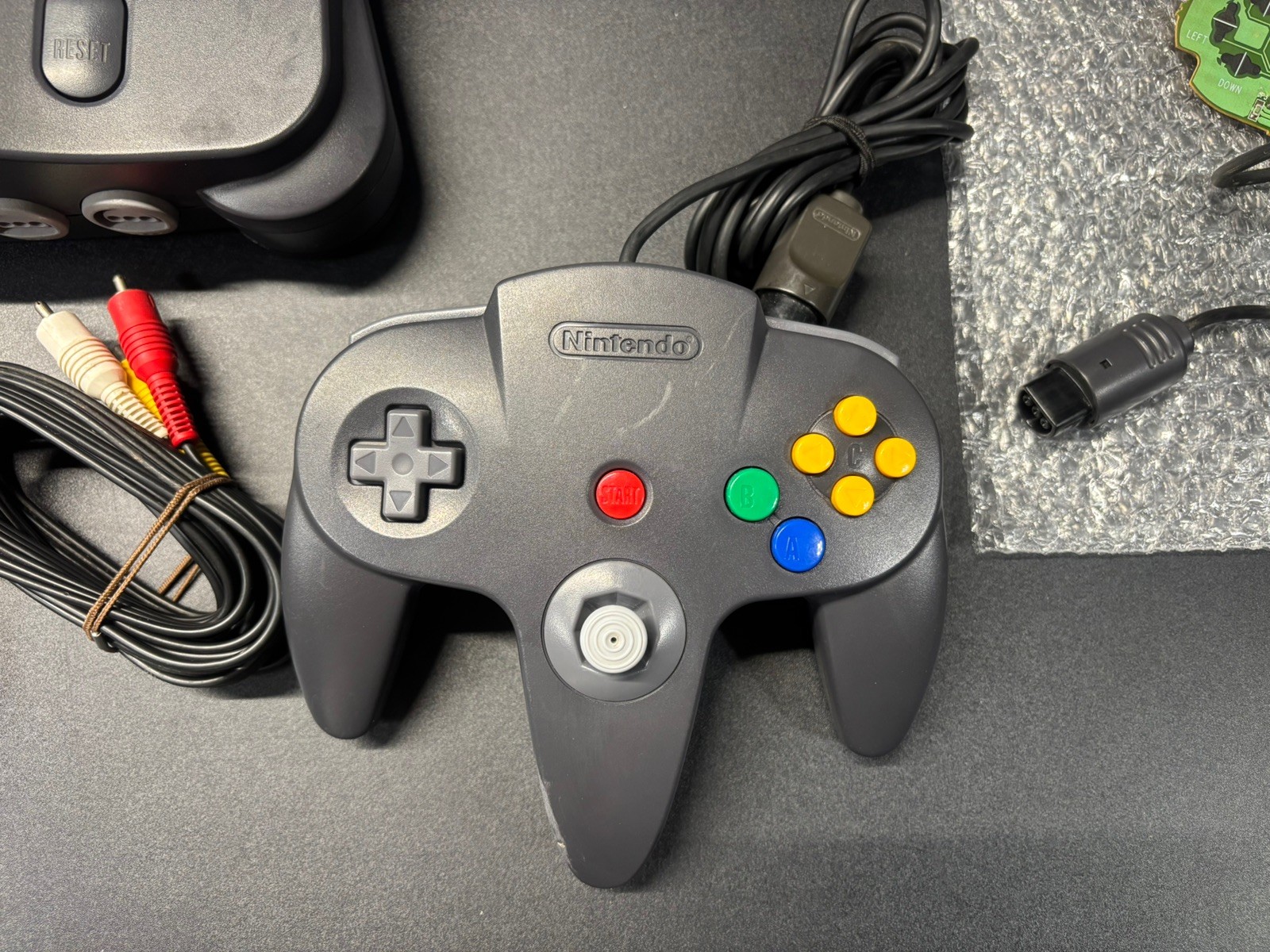 Nintendo 64(N64)Console with Jumper Pack & Memory See Pics & Read Description